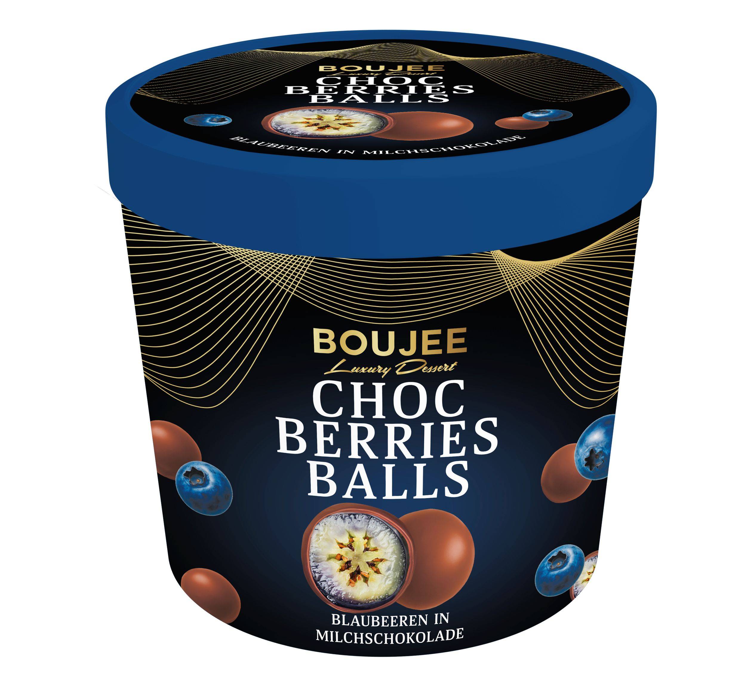 Mražené potraviny - Boujee borůvky v mléčné čokoládě mražené 140g