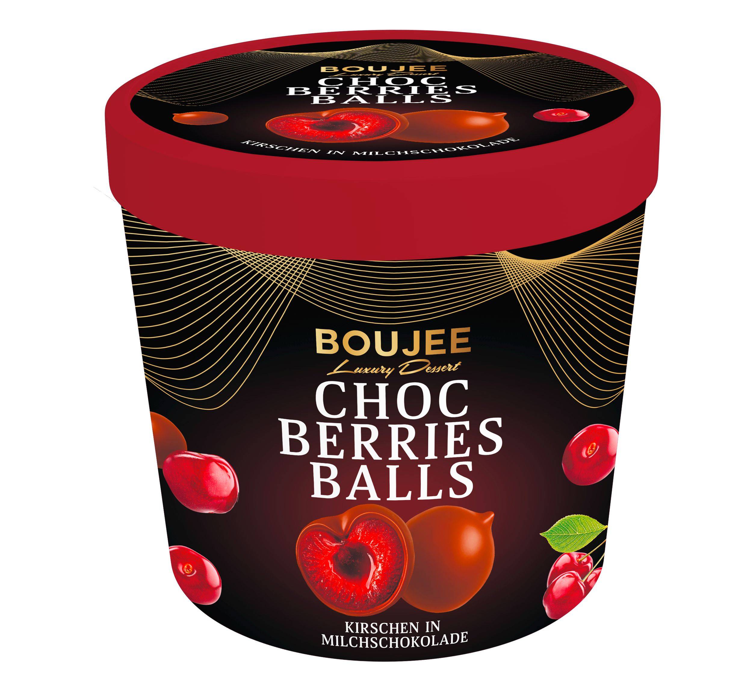 Mražené potraviny - Boujee třešně v mléčné čokoládě mražené 140g