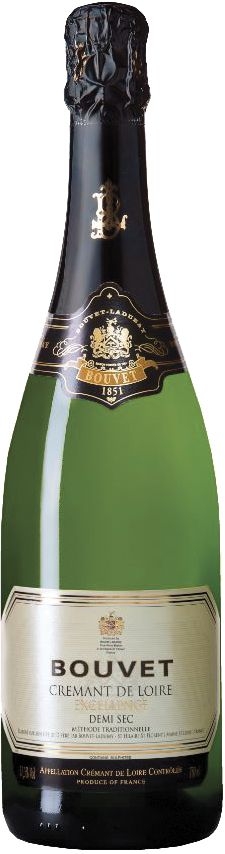 Nápoje - Bouvet Crémant de Loire Excellence Demi-Sec 0,75L