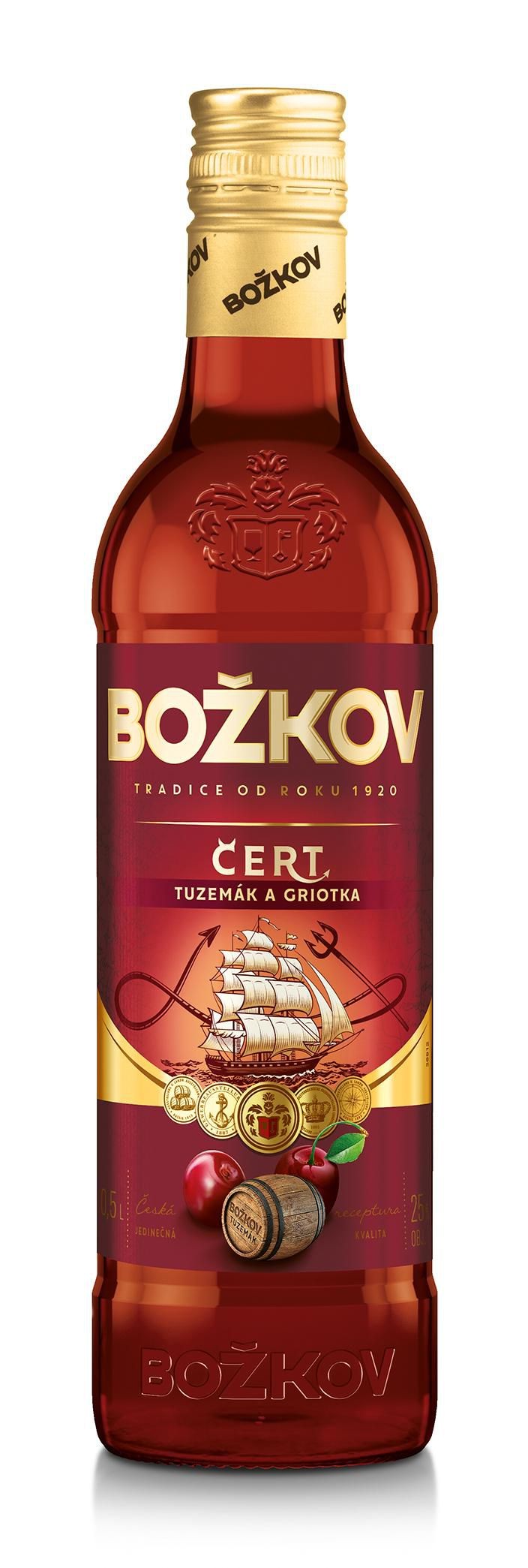 Nápoje - Božkov Čert 25% 0,5l