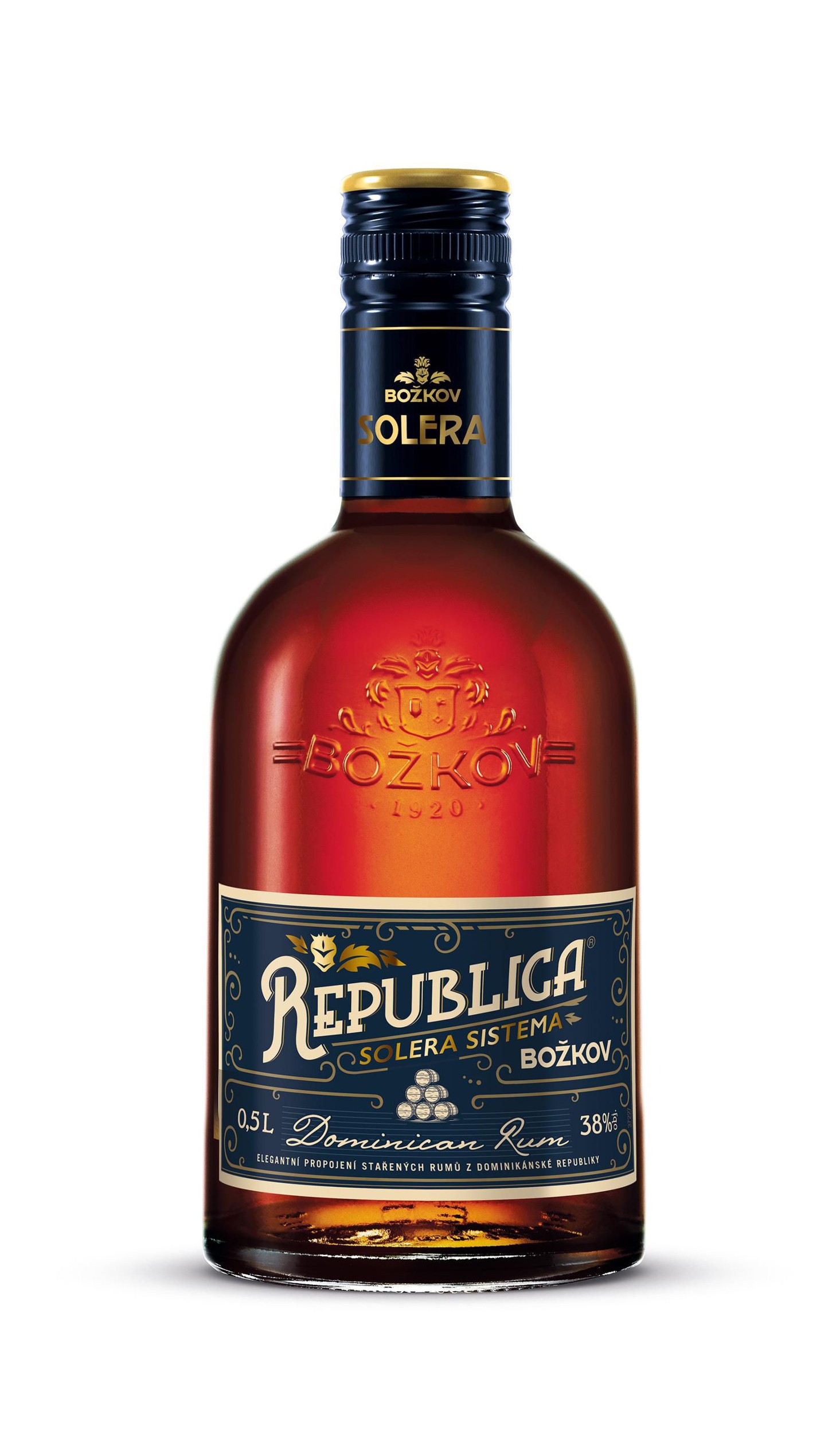 Nápoje - Božkov Republica Solera 38% 0,5 l