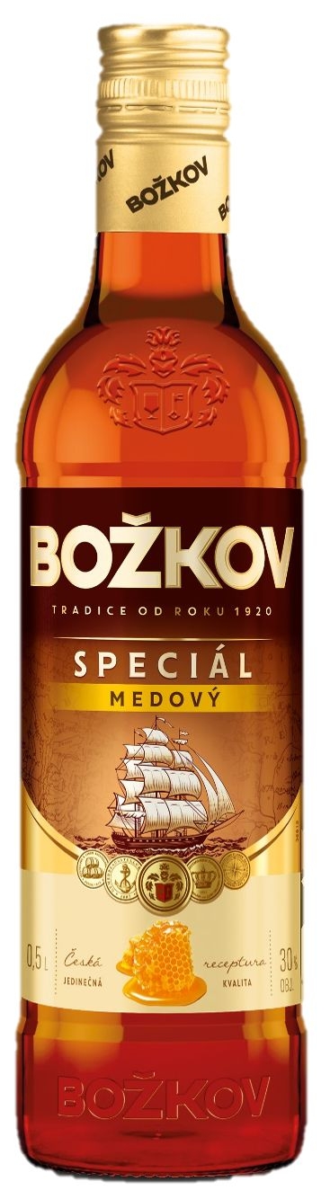 Nápoje - Božkov Speciál Medový 0,5l 30%