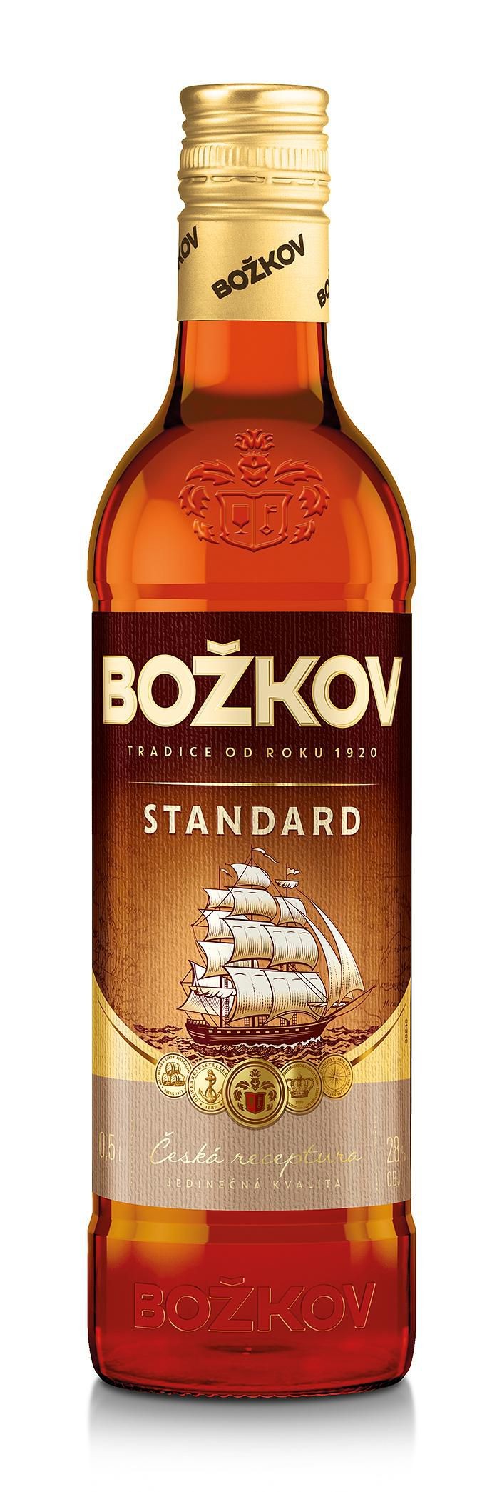 Nápoje - Božkov Standard 28% 0,5l