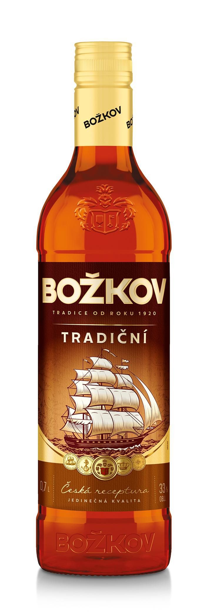 Nápoje - Božkov Tradiční 33% 0,7l