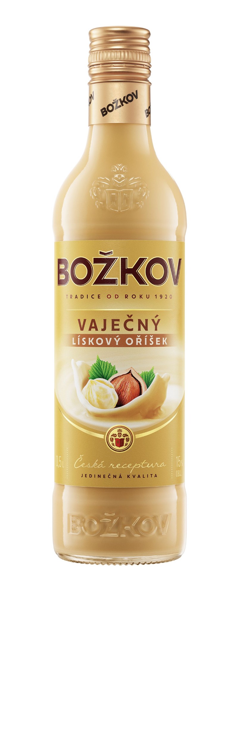 Nápoje - Božkov Vaječný lískooříškový 15% 0,5l