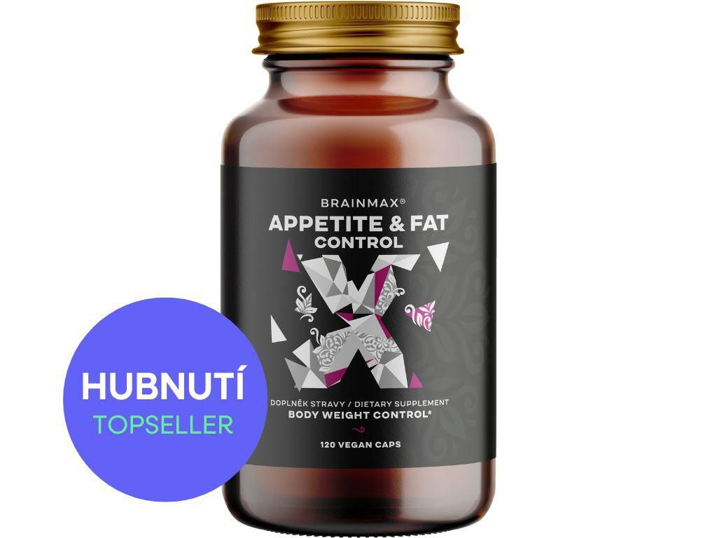 BrainMax Appetite & Fat Control, 120 rostlinných kapslí