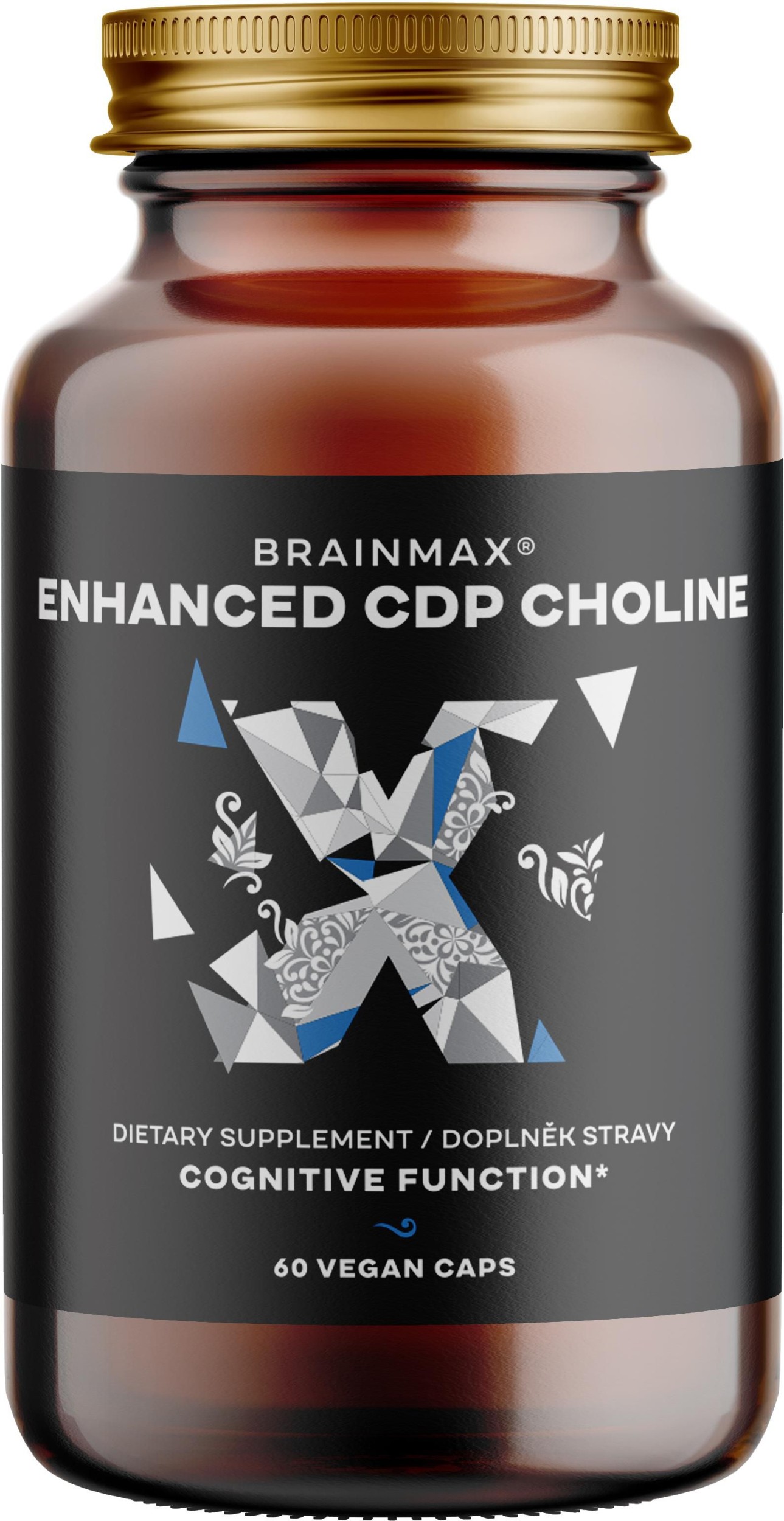 BrainMax Enhanced Citicholine, 60 rostlinných kapslí