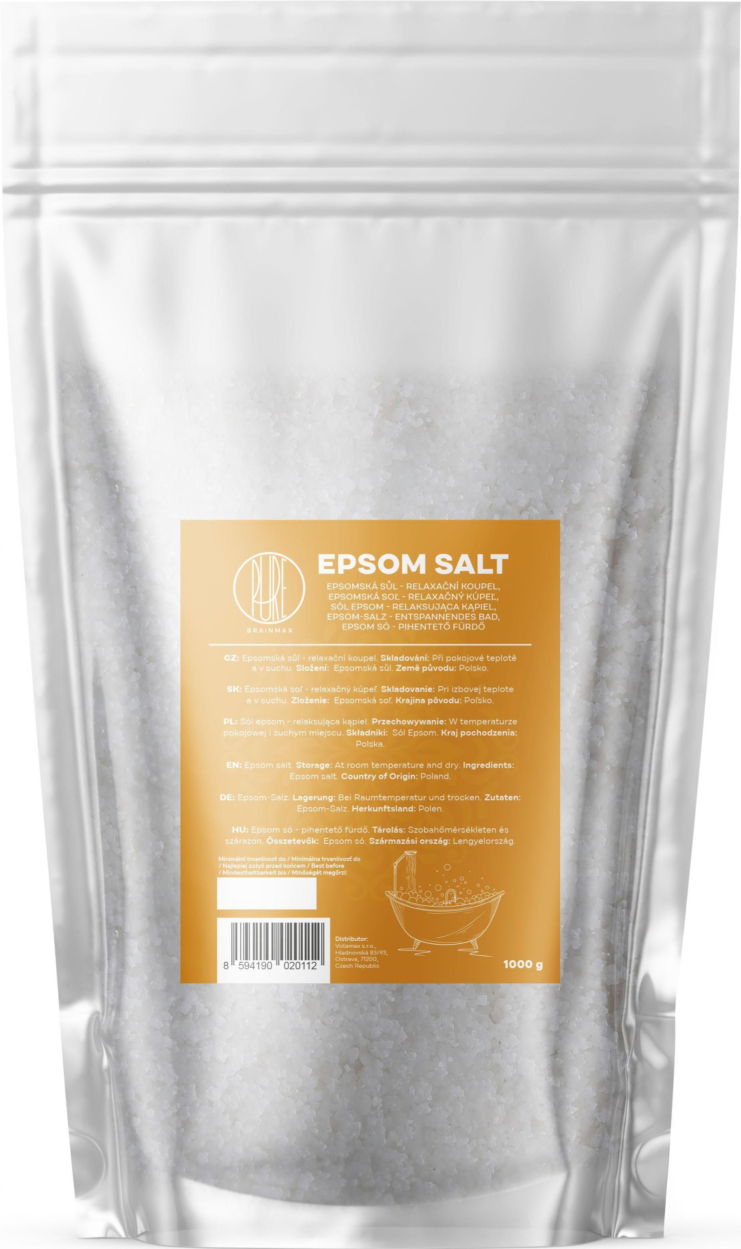BrainMax Epsomská sůl 1kg