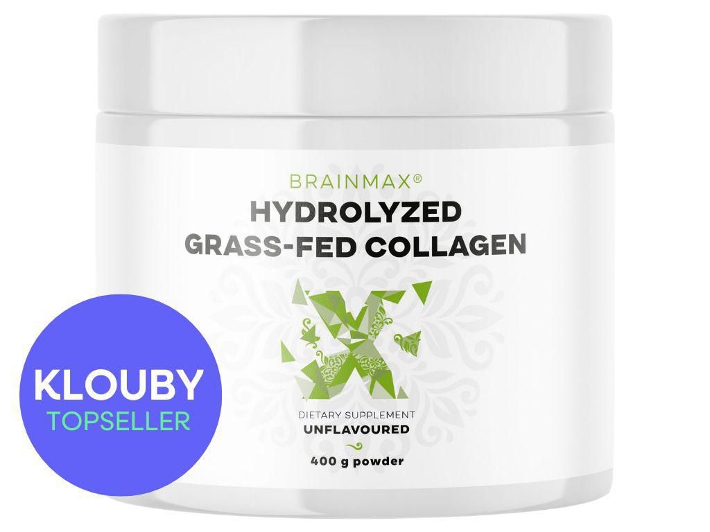 BrainMax Hydrolyzovaný Kolagen, Grass-fed Collagen, 400 g