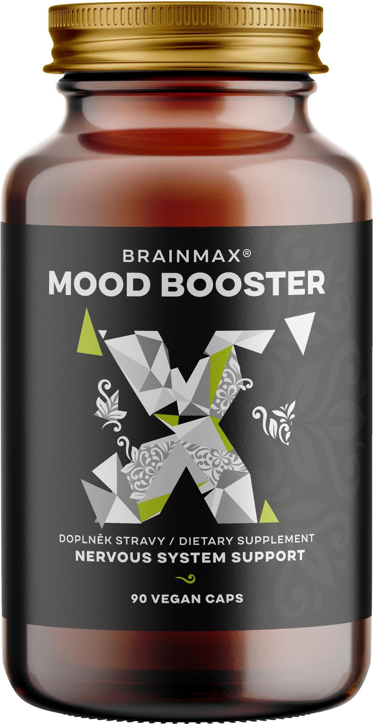 BrainMax Mood Booster, komplex pro podporu nálady, 90 rostlinných kapslí