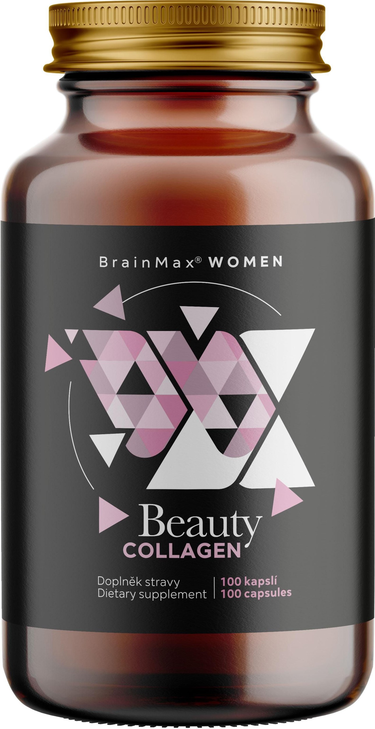 BrainMax Women Beauty Fish Collagen, mořský rybí kolagen Naticol®, 1448 mg, 100 rostlinných kapslí