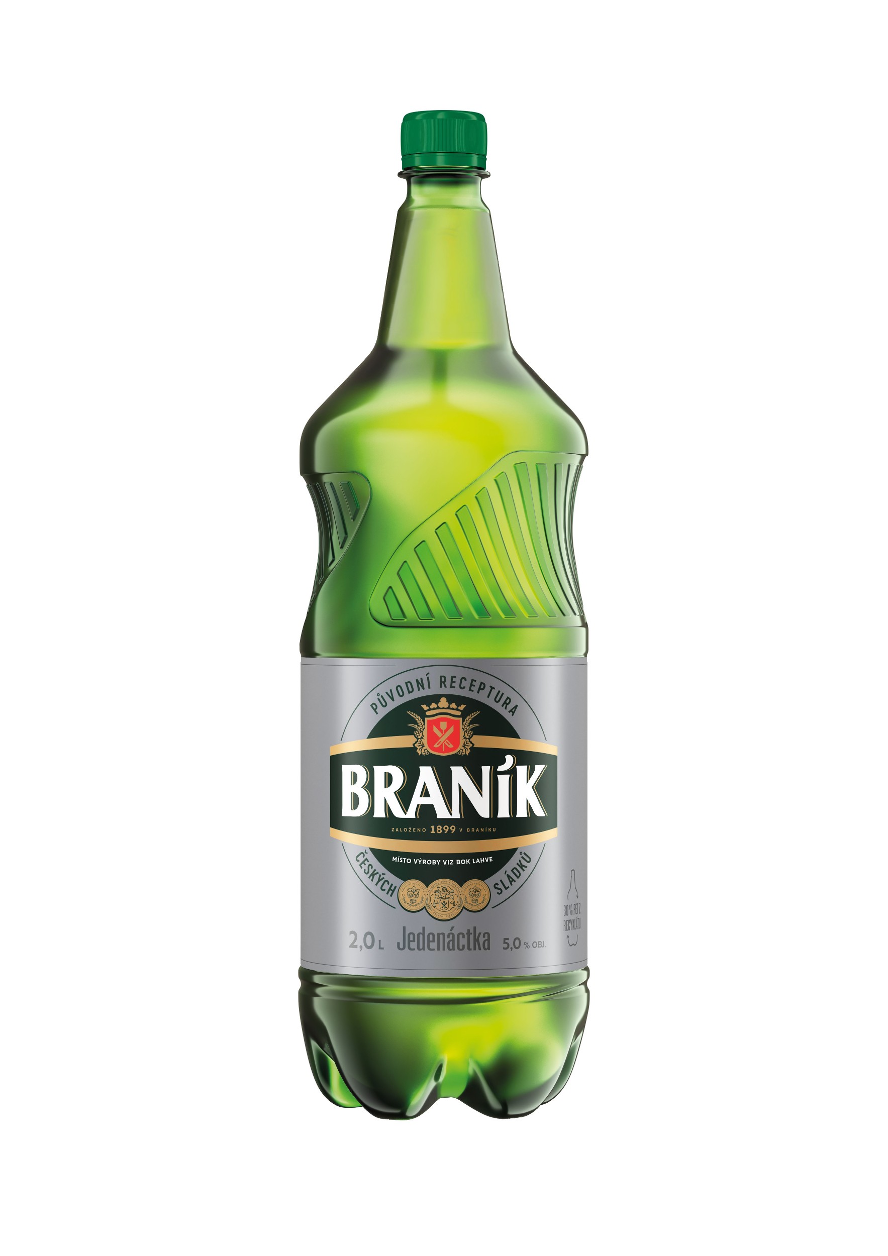 Nápoje - Braník Jedenáctka pivo ležák světlý 2,0 l