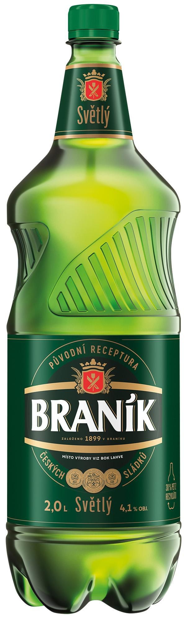 Braník Pivo výčepní světlé 2 l-0