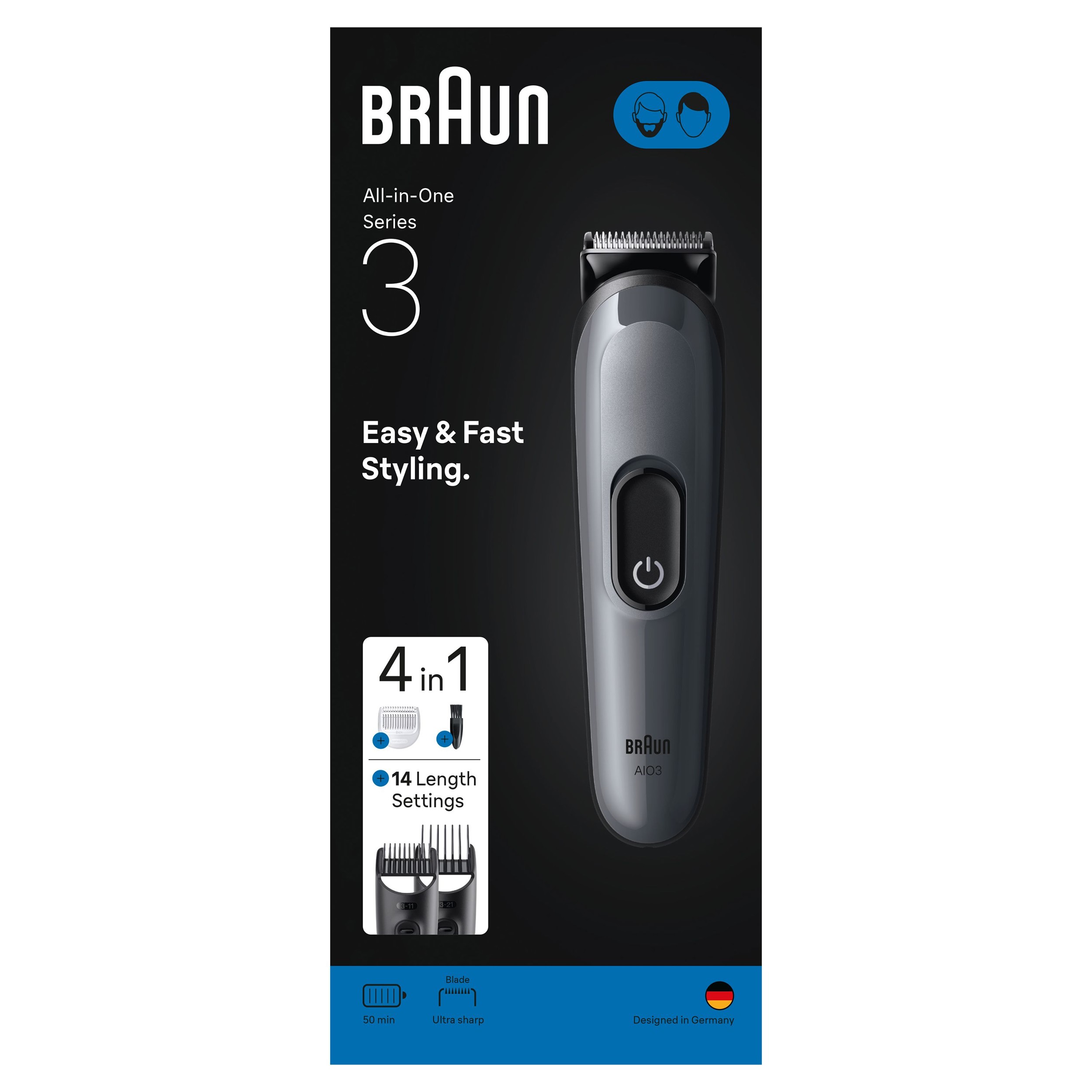 Elektro - Braun Series 3 AIO3500 4v1