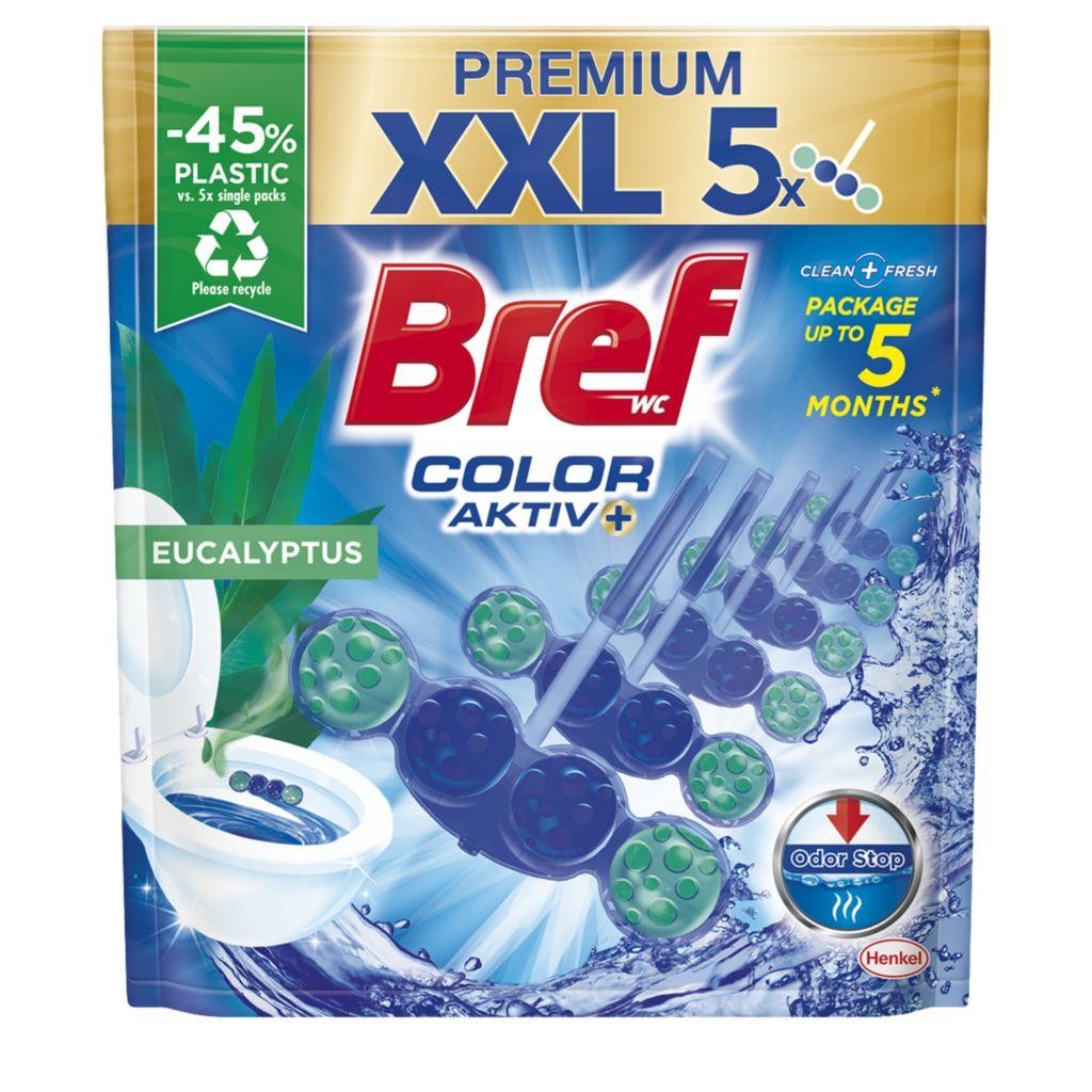 Drogerie a kosmetika - Bref Color Aktiv Eucalyptus 5x50g