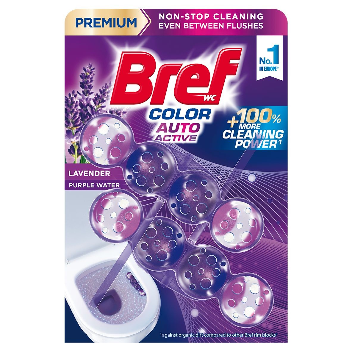 Drogerie a kosmetika - Bref Color aktiv lavender 2x50 g