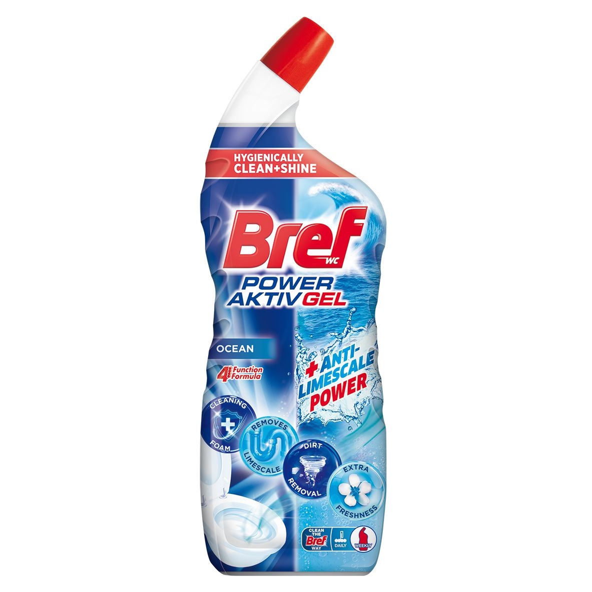 Drogerie a kosmetika - Bref Hygienically Clean & Shine Gel Fresh Mist 700 ml