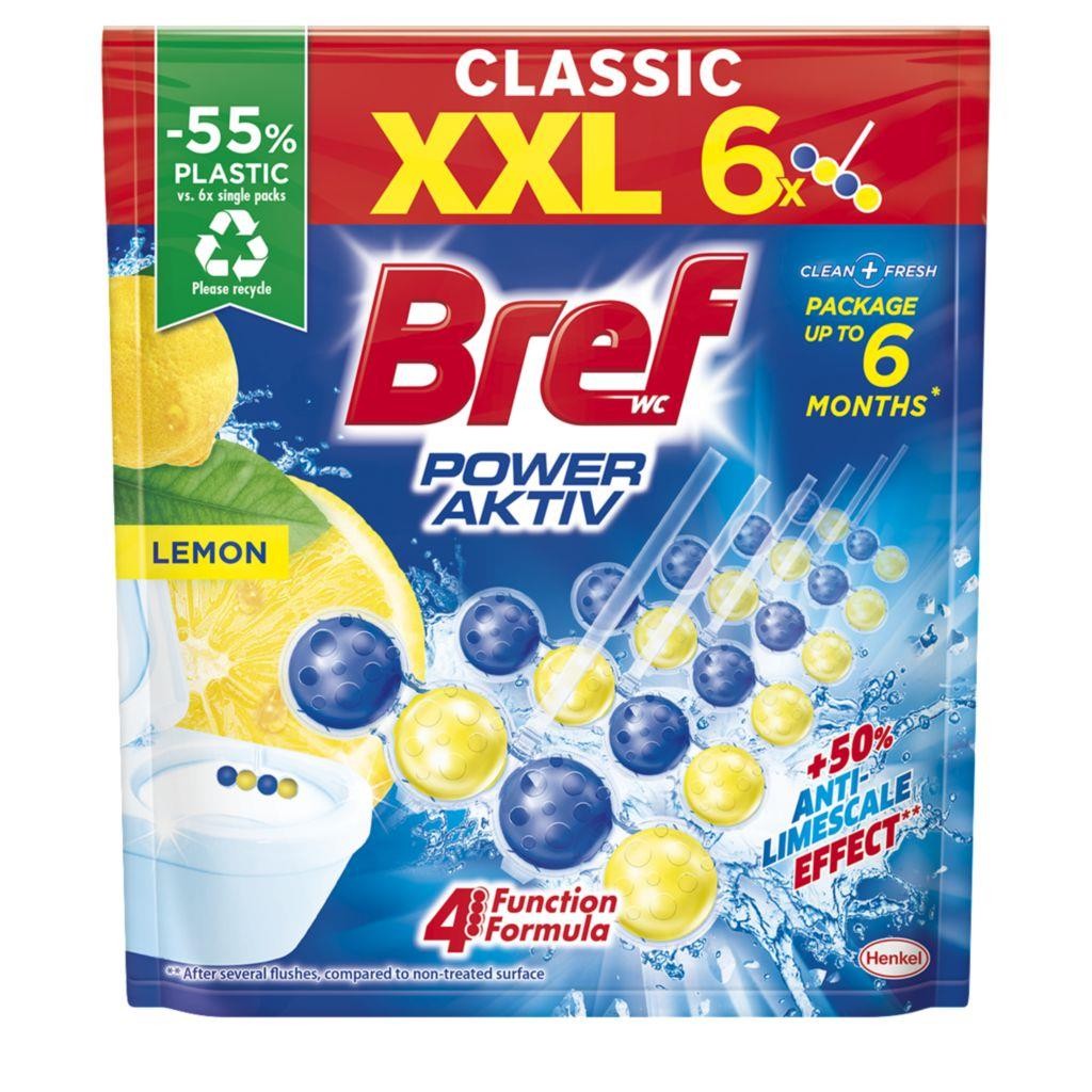 Drogerie a kosmetika - Bref Power Aktiv Lemon 6x50g