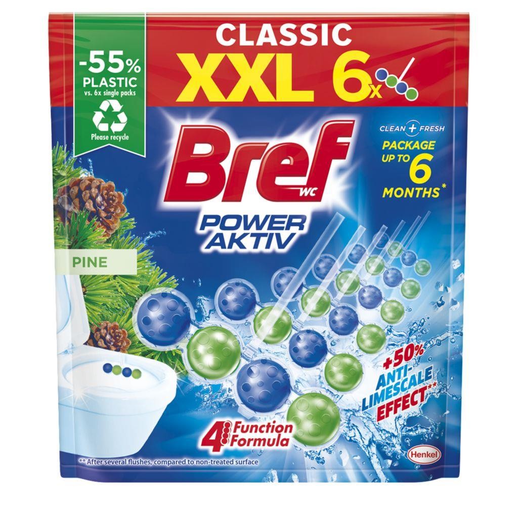 Drogerie a kosmetika - Bref Power Aktiv Pine 6x50g