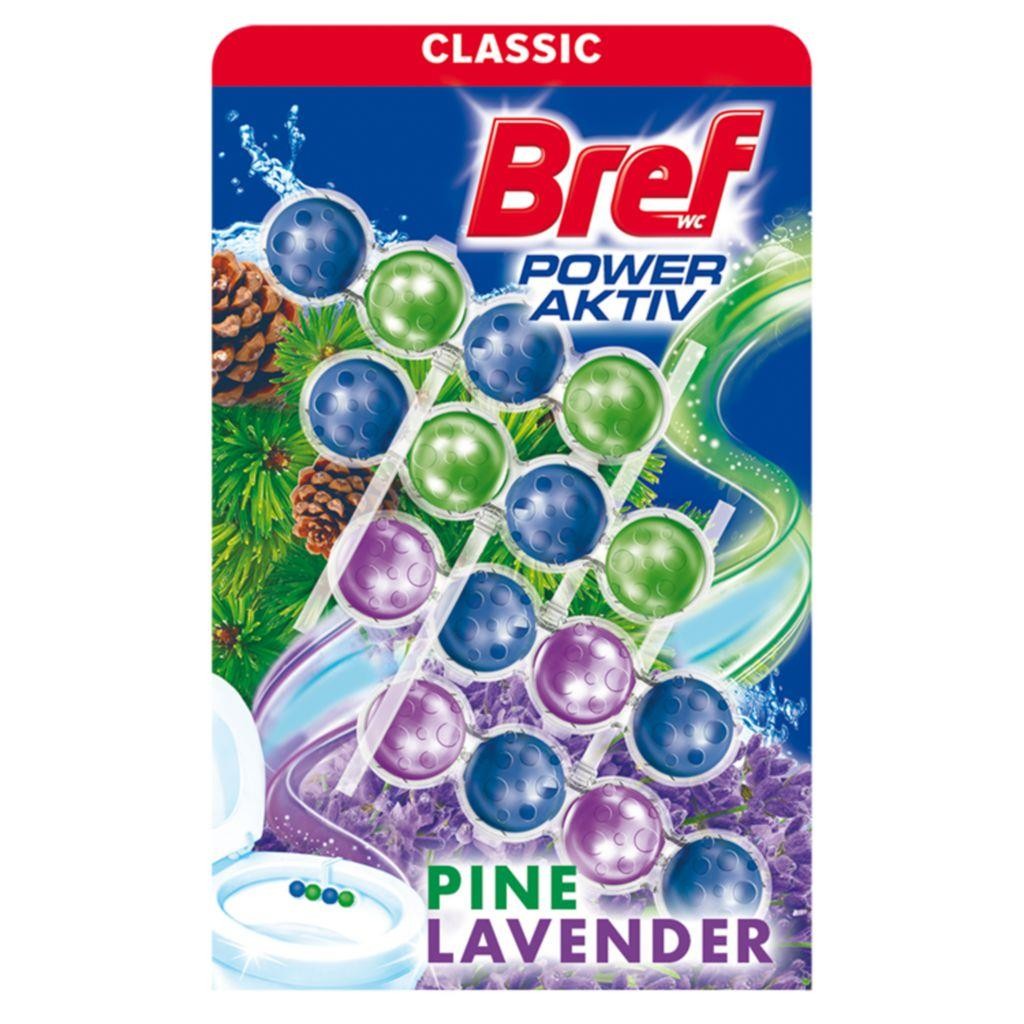 Drogerie a kosmetika - Bref Power Aktiv Pine&Lavender 4x50g