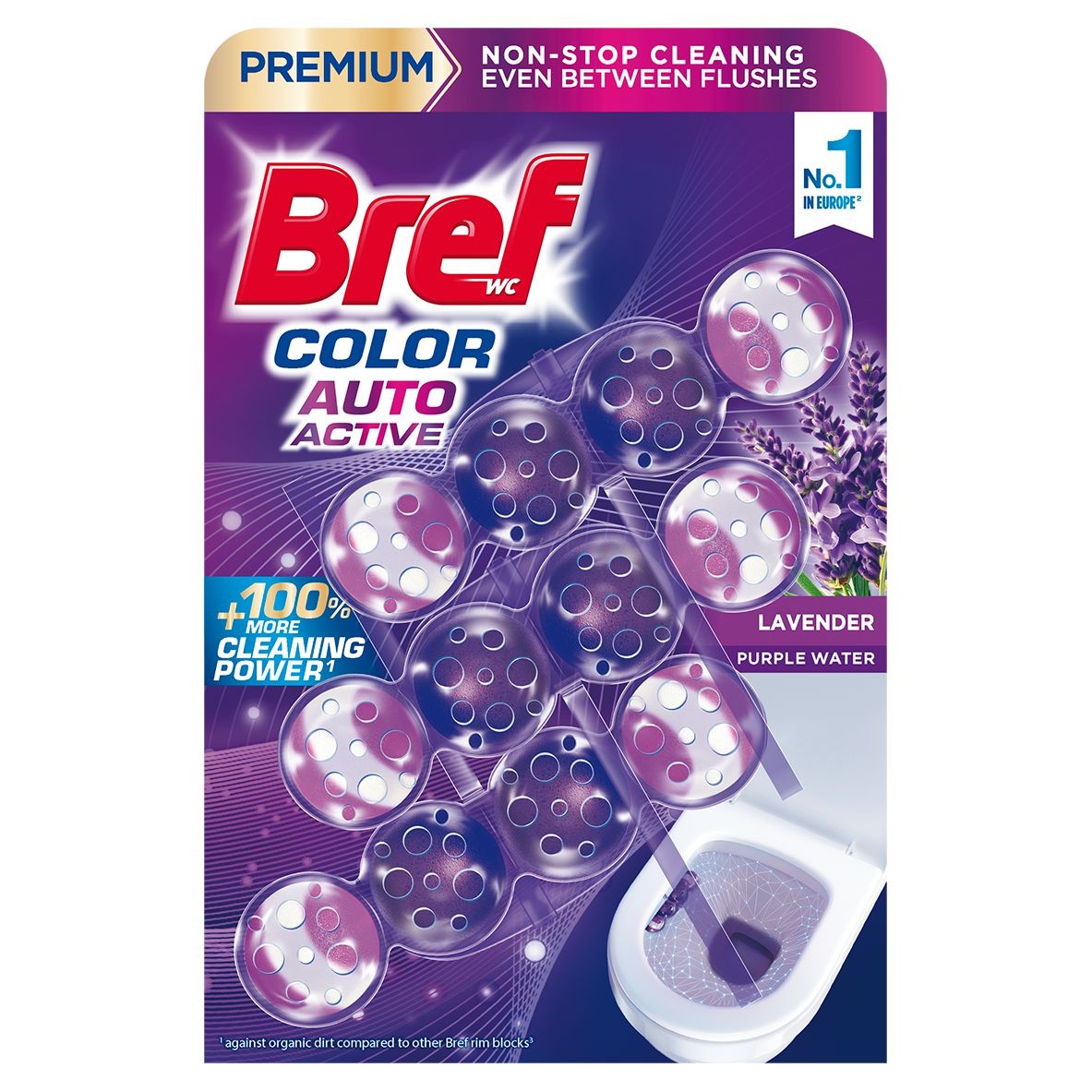 Drogerie a kosmetika - Bref Purple Aktiv Lavander 3x50 g
