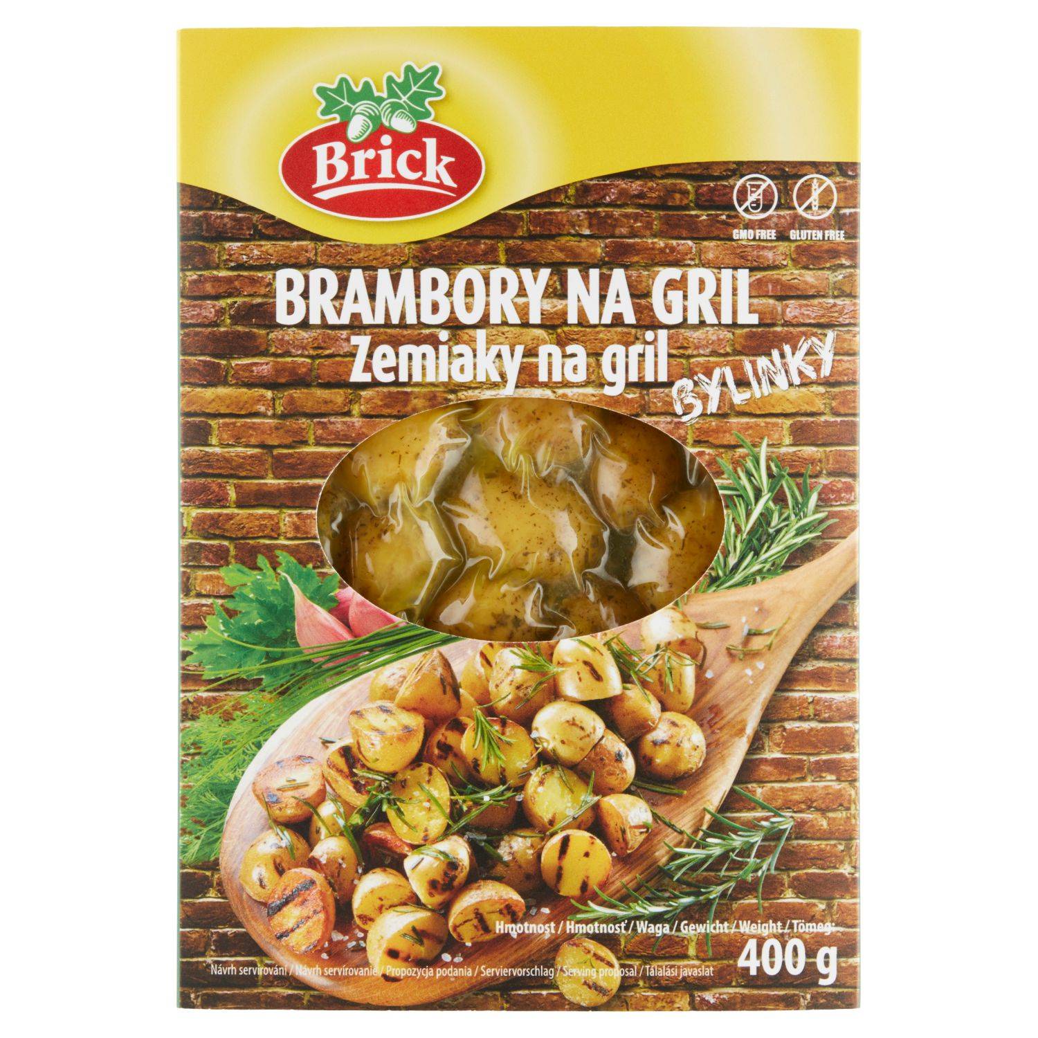 Hotová jídla - Brick Brambory na gril s bylinkami 400g