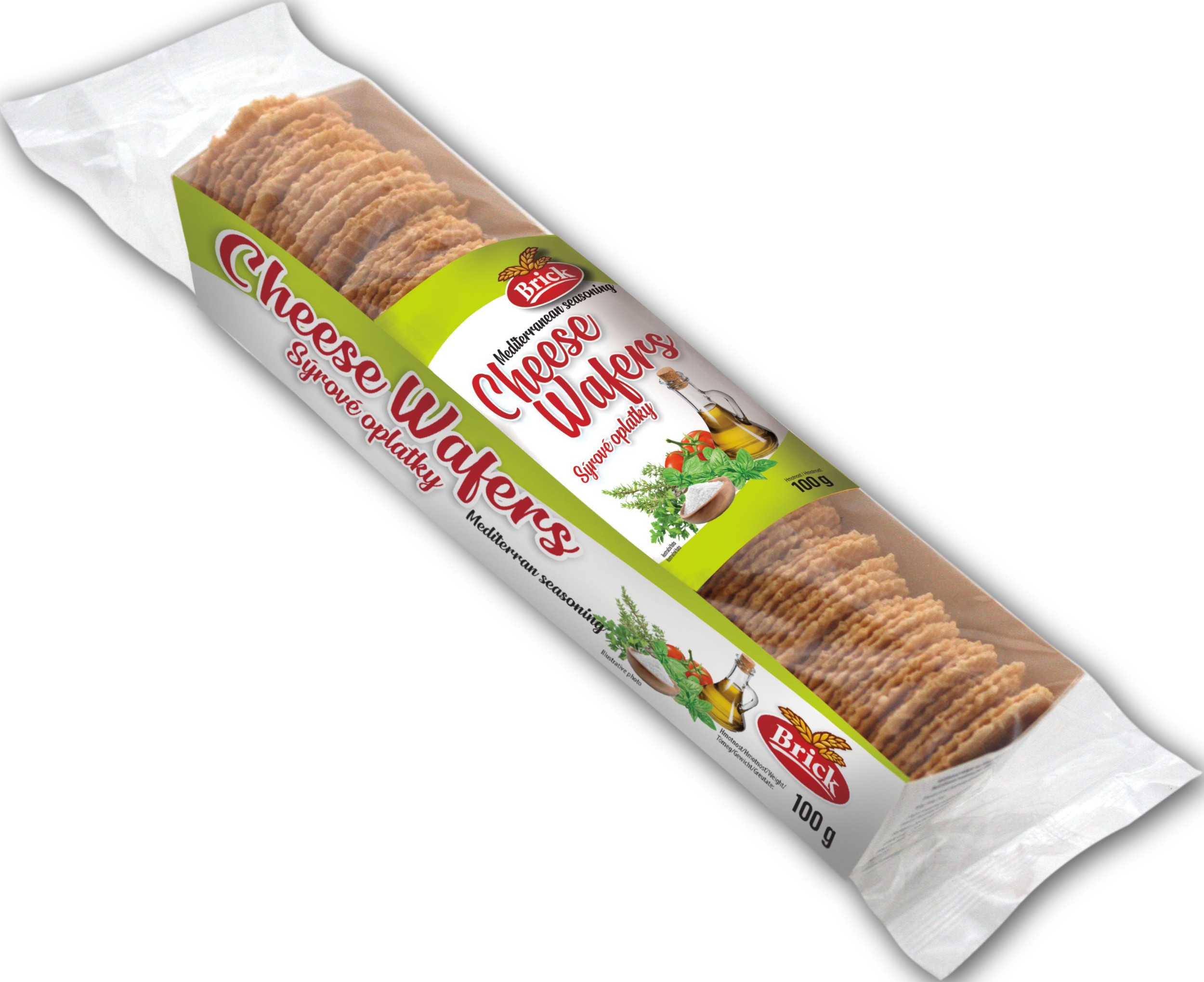Trvanlivé potraviny - Brick Mediterranean sýrové oplatky 100 g