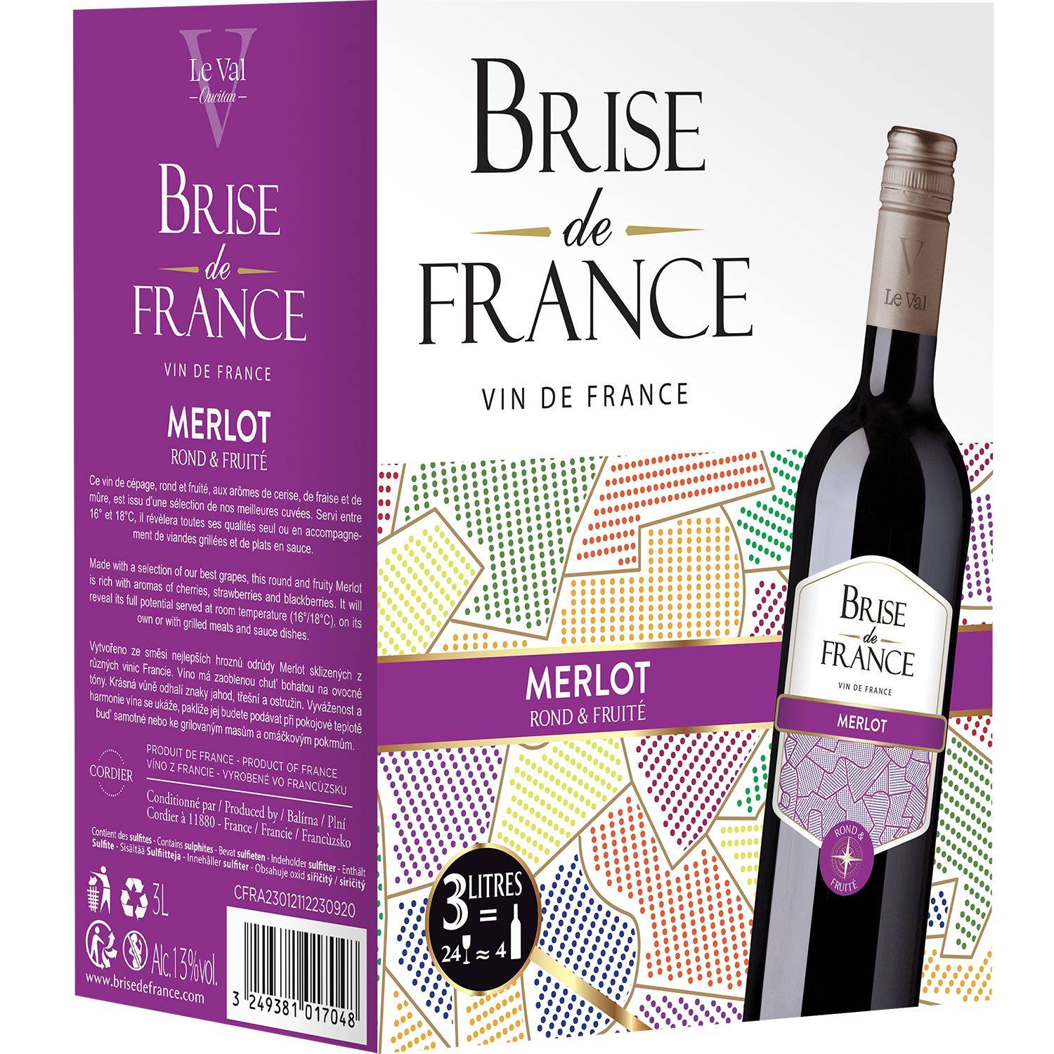 Nápoje - Brise Merlot BIB 3l