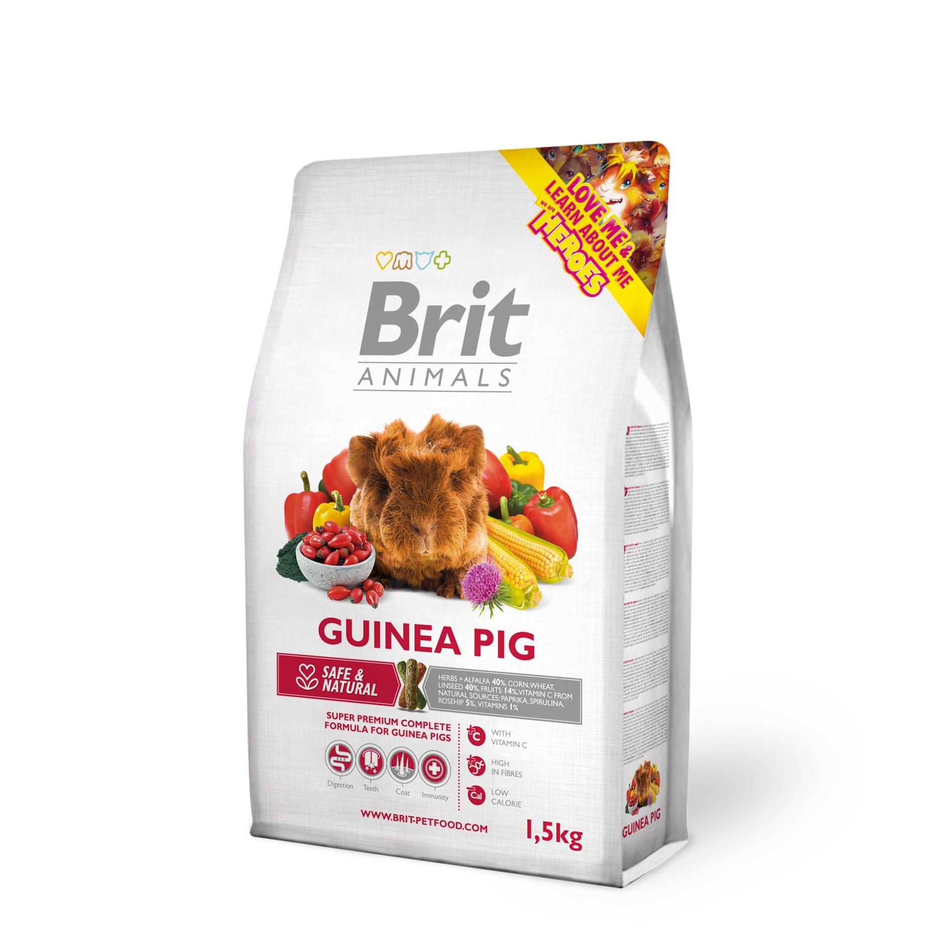 Svět zvířat - Brit Animals Guinea Pig Complete 1500g