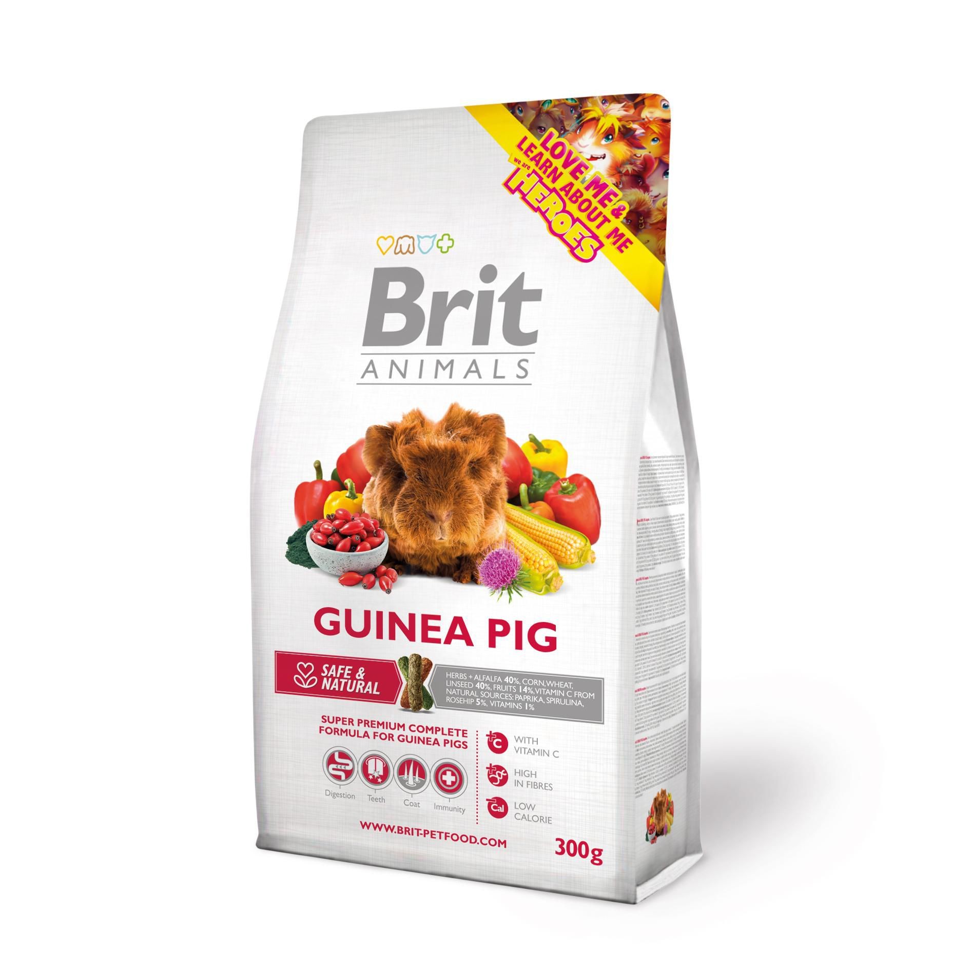 Svět zvířat - Brit Animals Guinea Pig Complete 300 g