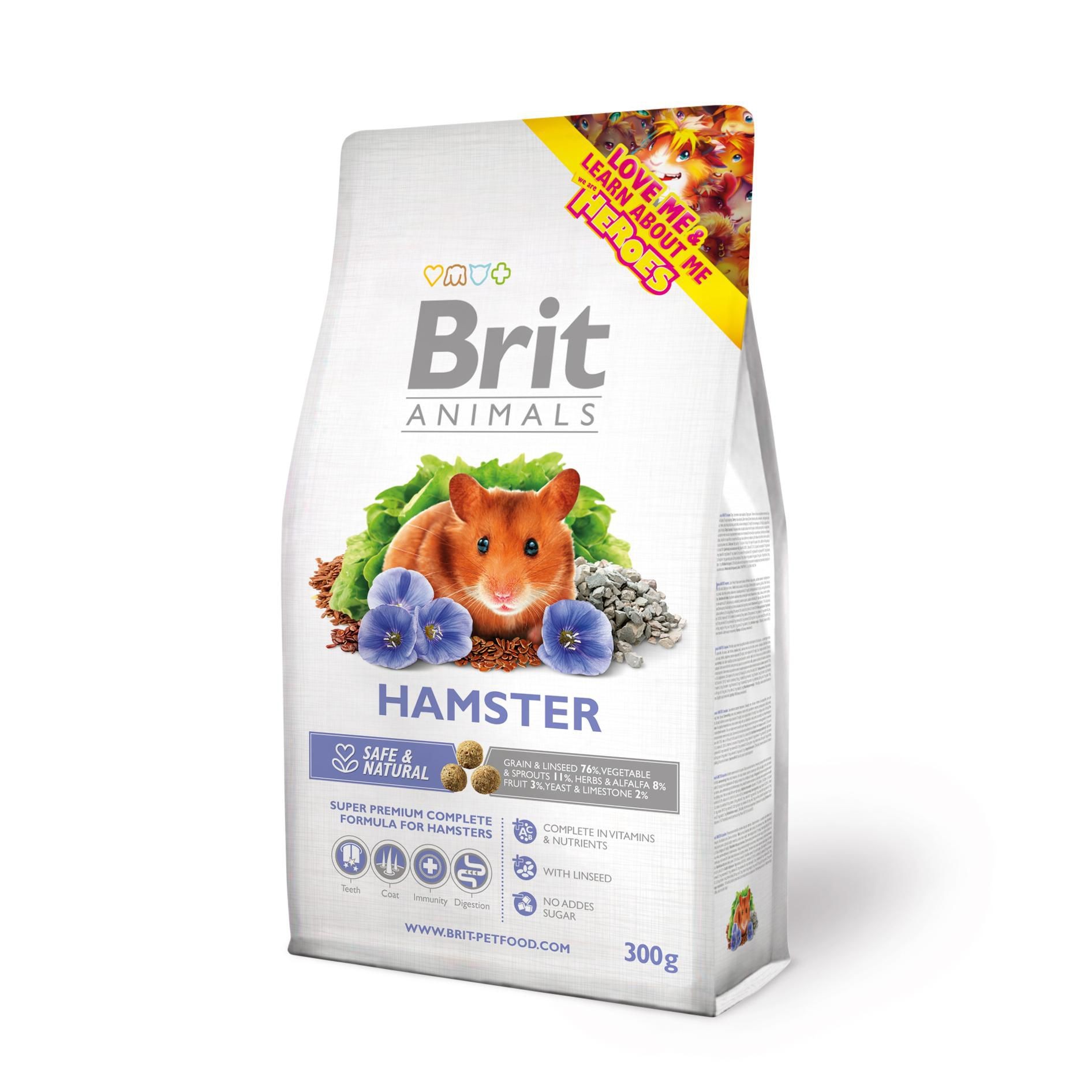 Svět zvířat - Brit Animals Hamster Complete 300 g