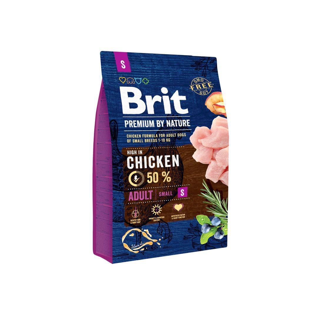 Svět zvířat - Brit Premium by Nature Adult S 3 kg