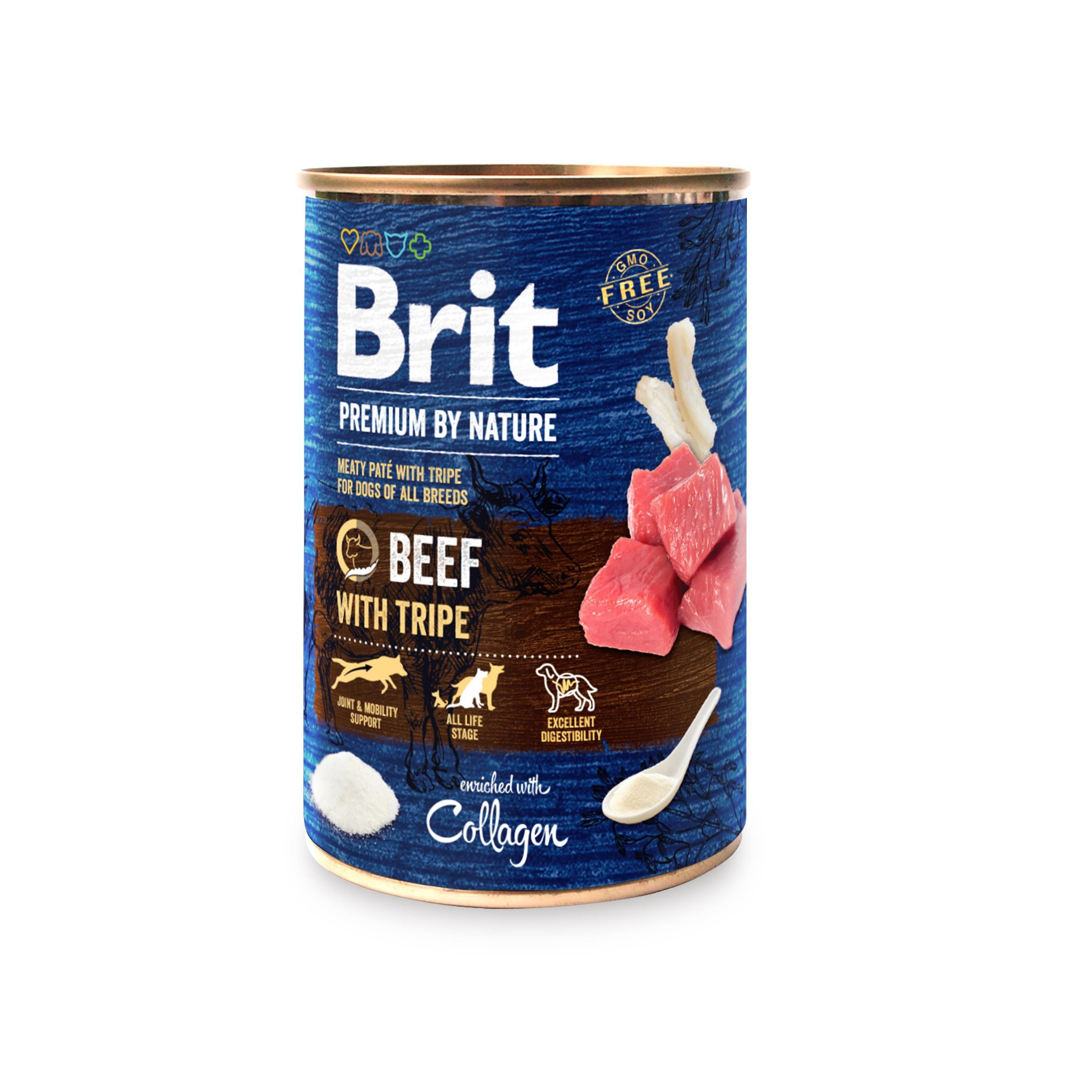 Svět zvířat - Brit Premium by Nature Beef with Tripes 400 g