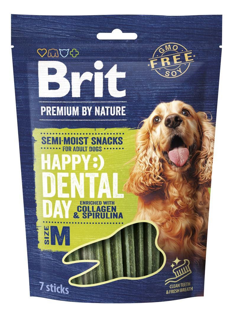 Svět zvířat - Brit Premium by Nature Dog Dental Snacks M, 7 pcs/180 g