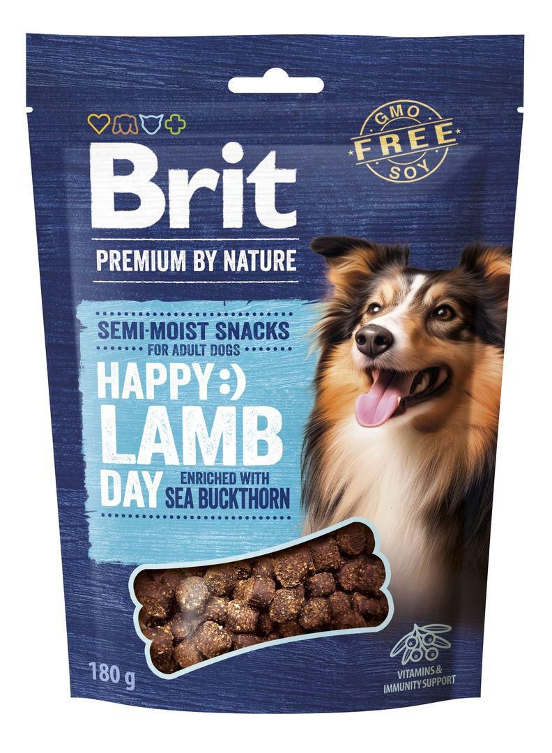 Svět zvířat - Brit Premium by Nature Dog Semi-moist Snacks Lamb with Sea Buckthorn 180 g