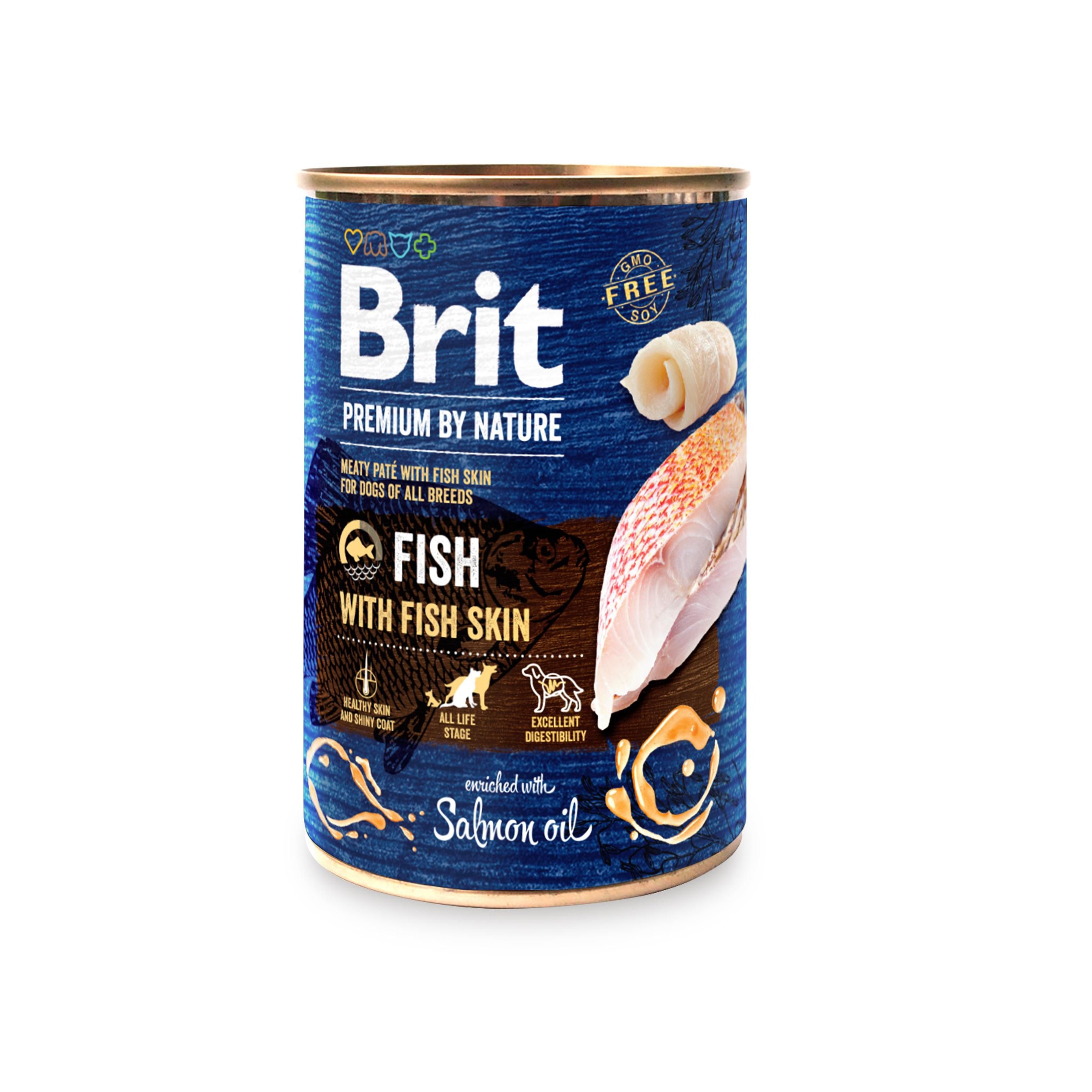 Svět zvířat - Brit Premium by Nature Fish with Fish Skin 400 g
