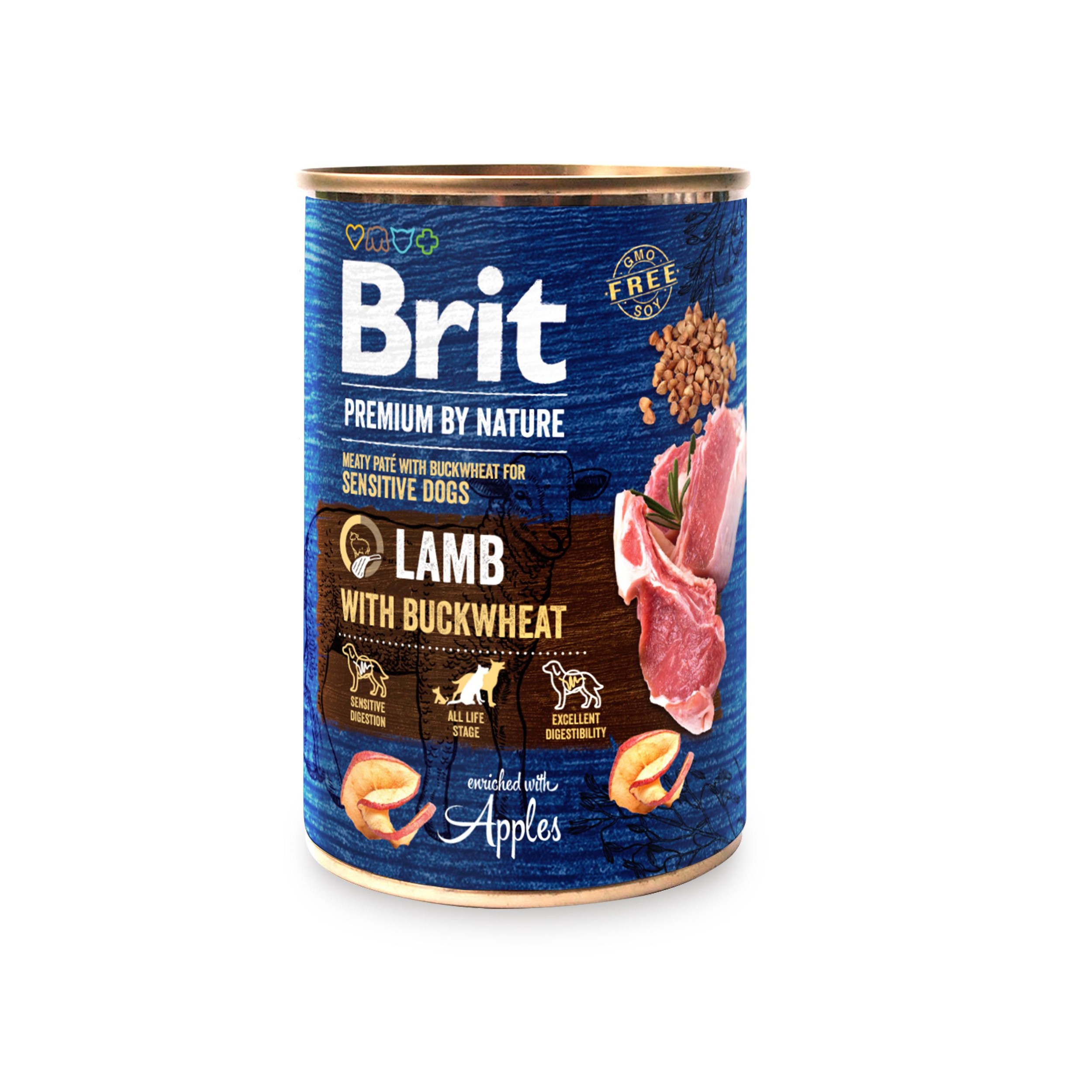 Svět zvířat - Brit Premium by Nature Lamb with Buckwheat 400 g