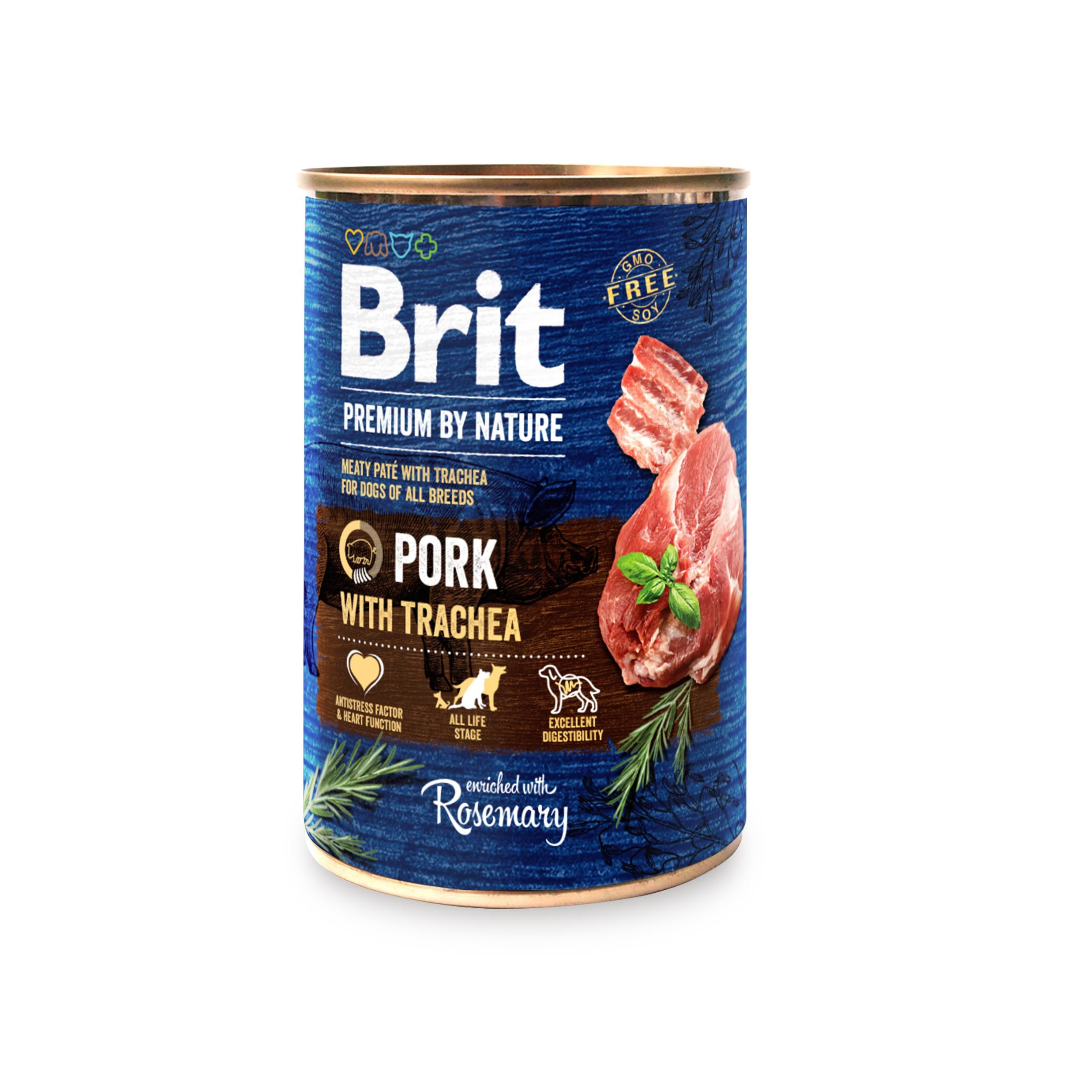 Svět zvířat - Brit Premium by Nature Pork with Trachea 400 g