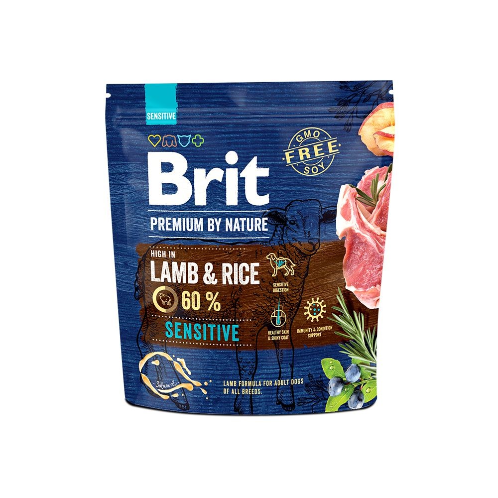 Svět zvířat - Brit Premium by Nature Sensitive Lamb 1 kg