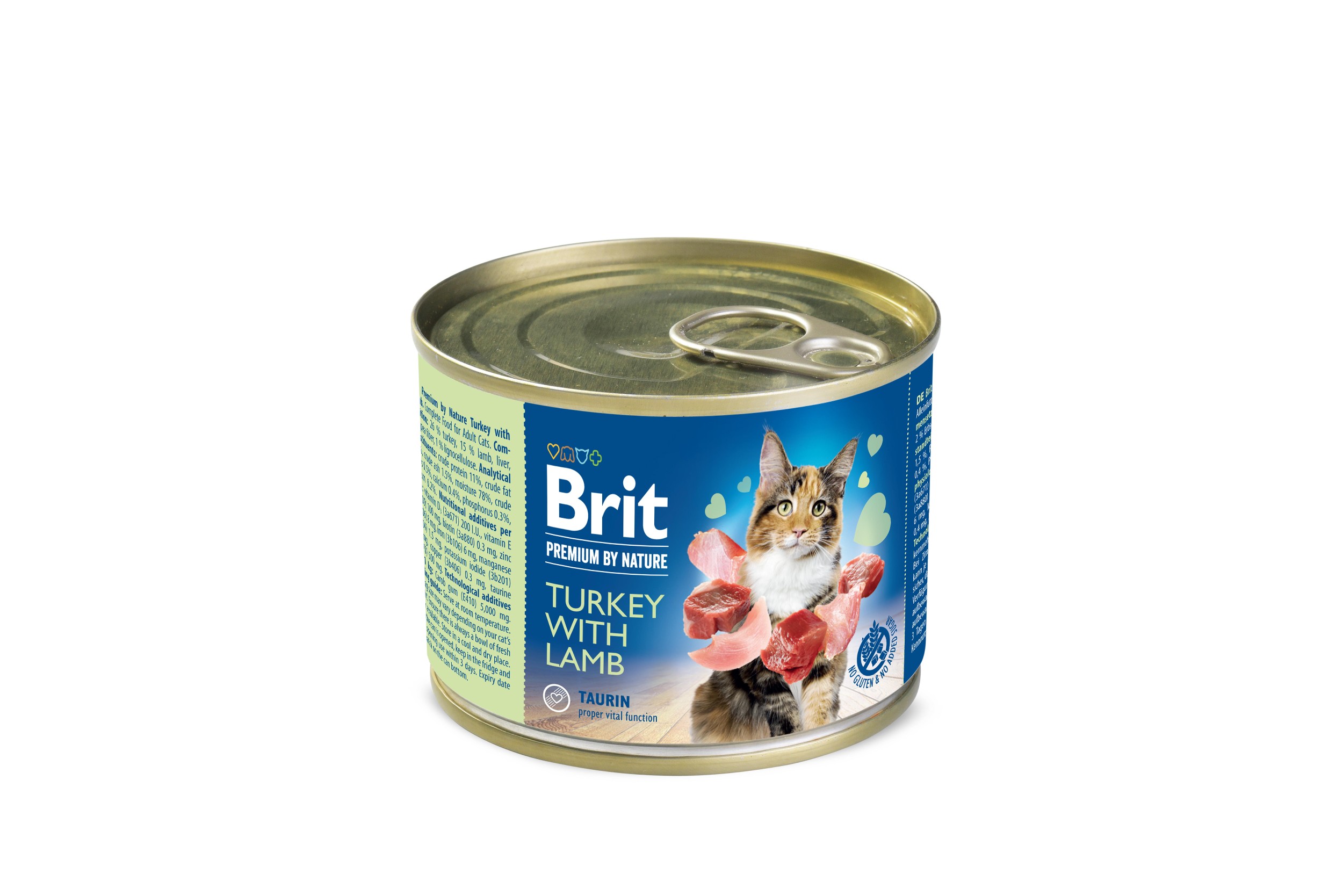 Svět zvířat - Brit Premium by Nature Turkey with Lamb 200 g