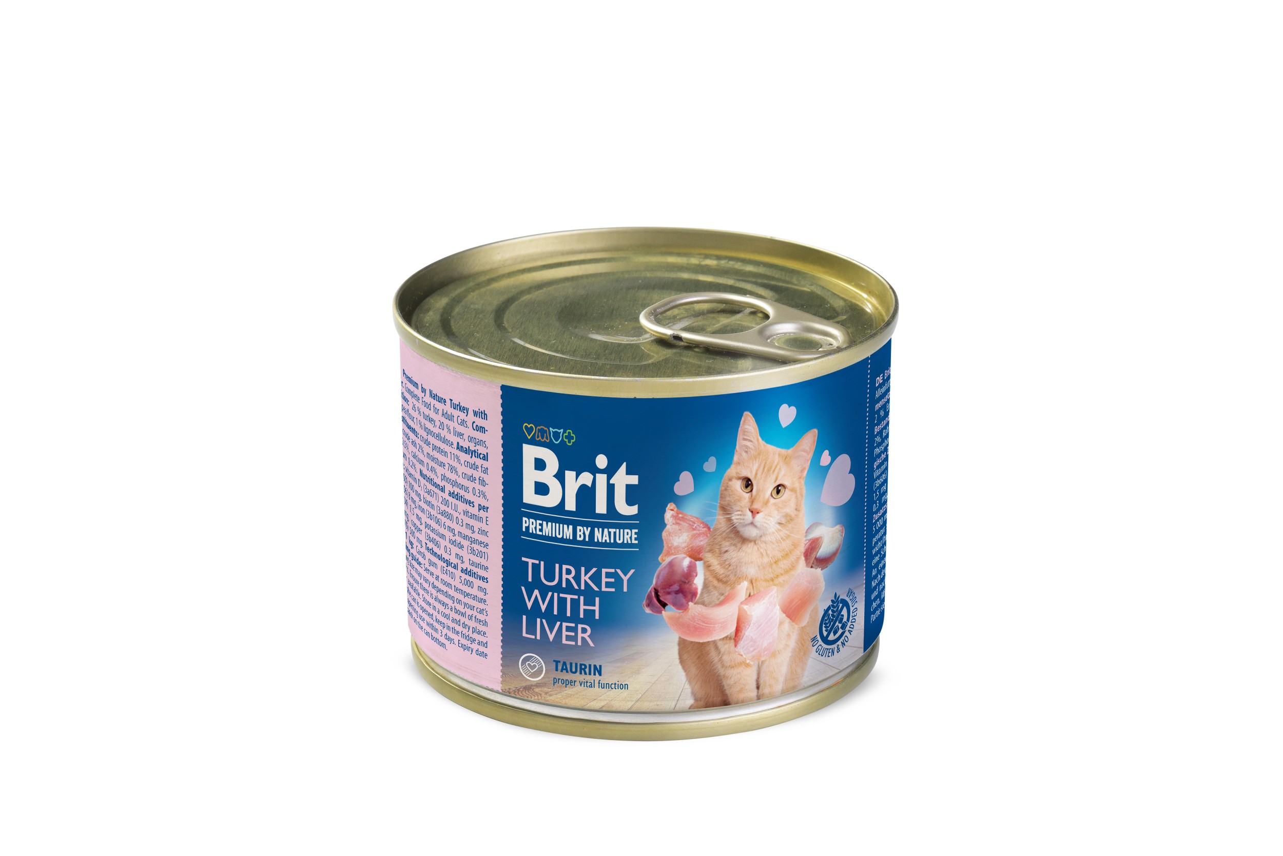 Svět zvířat - Brit Premium by Nature Turkey with Liver 200 g