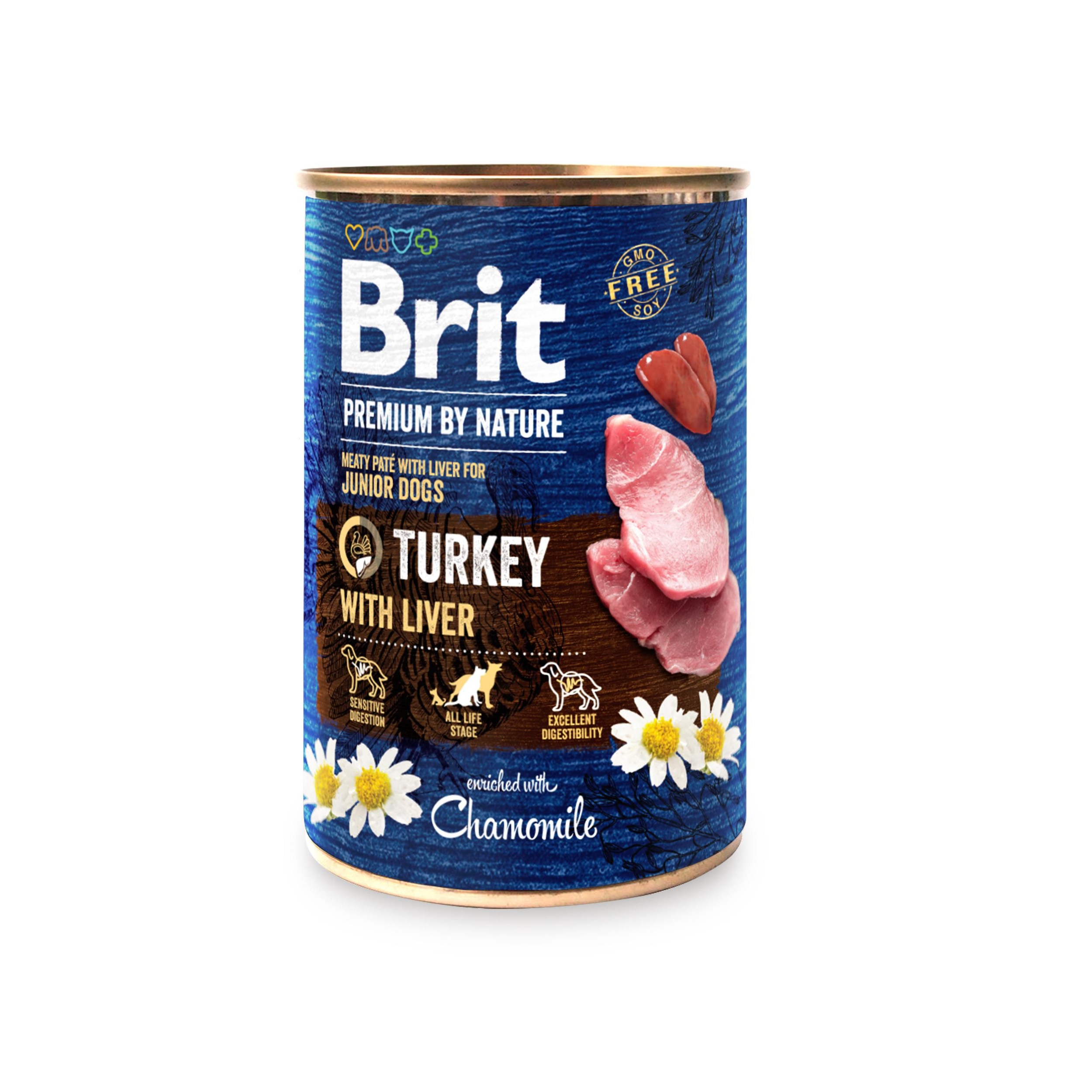 Svět zvířat - Brit Premium by Nature Turkey with Liver 400 g