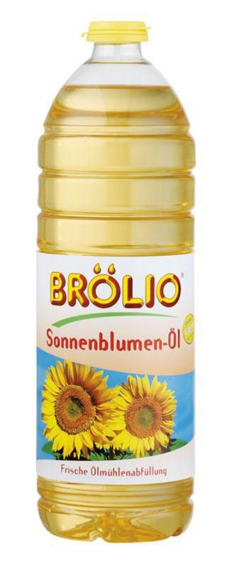 Trvanlivé potraviny - Brölio Jedlý slunečnicový olej 1 l