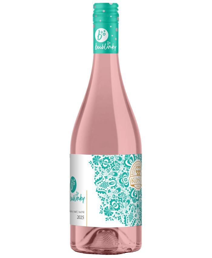 Nápoje - BUBLINKY rosé, perlivé moravské zemské víno, 2025, suché