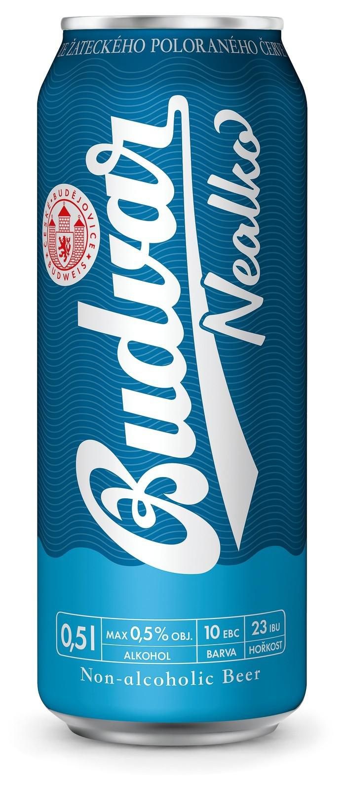Nápoje - Budweiser Budvar B:Free světlé nealkoholilcké pivo 0,5 l