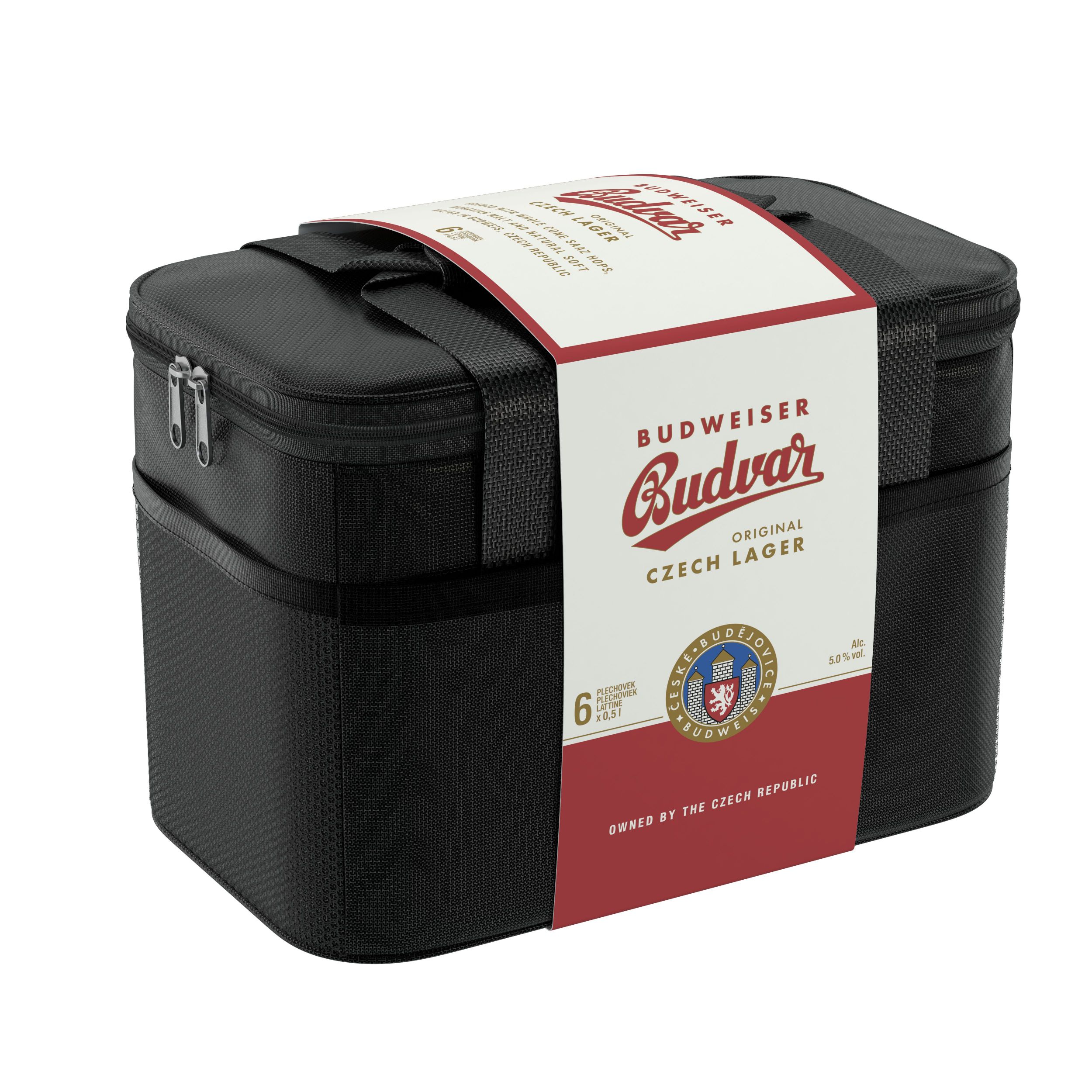 Nápoje - Budweiser Budvar Original Thermobag 6 x 0,5l
