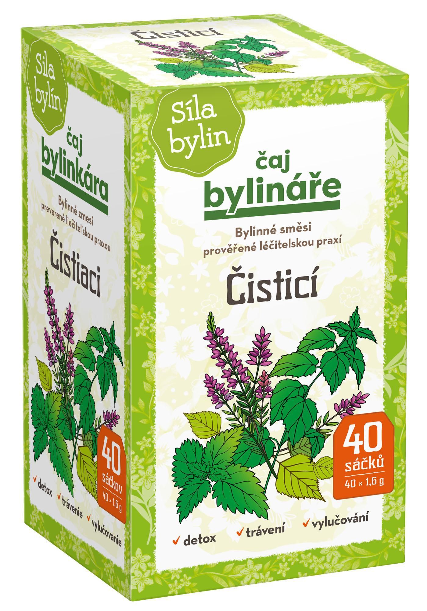 Bylinář čaj Čistící 40x1,6g