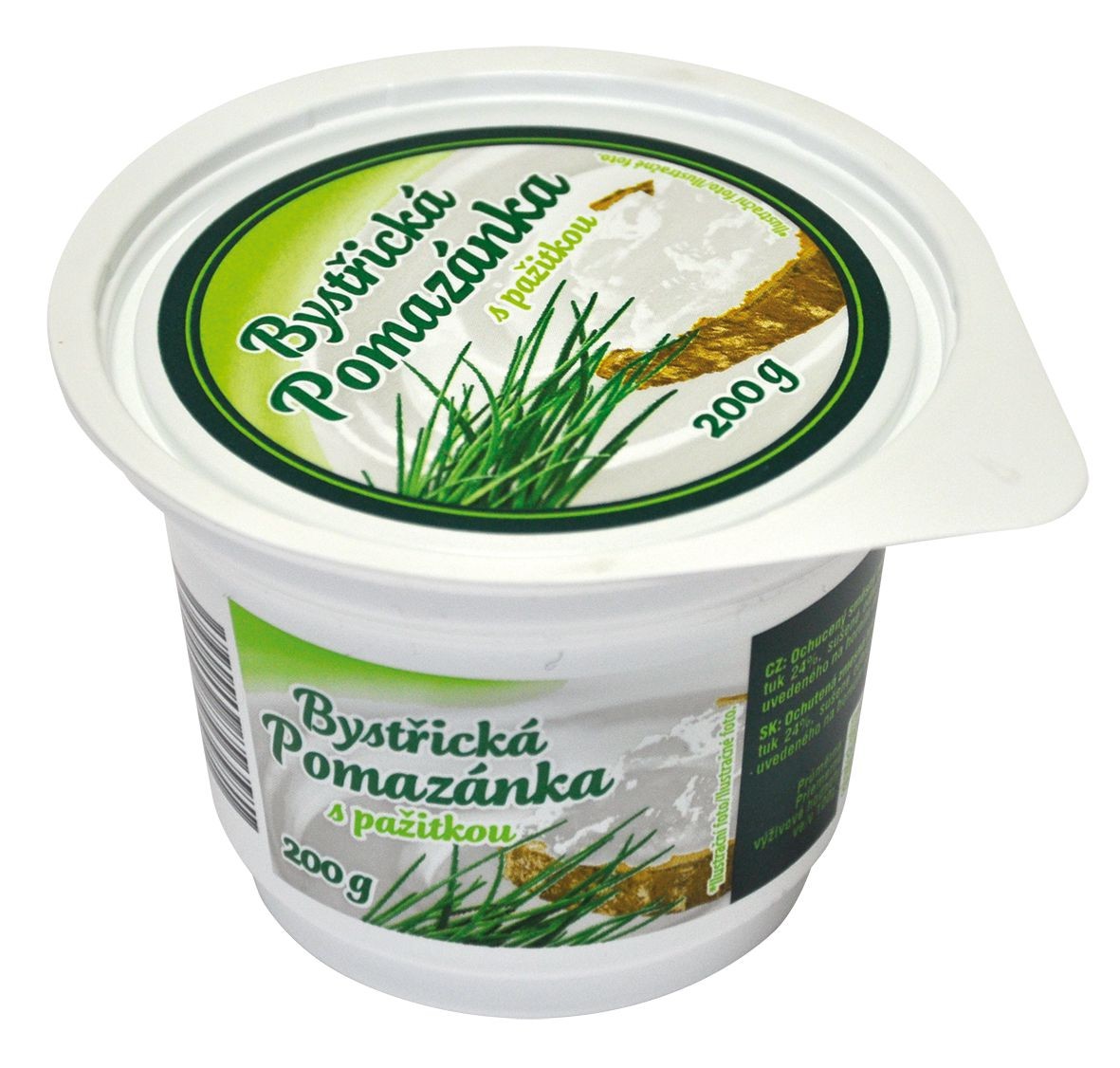 Mléčné a chlazené - Bystřická pomazánka různé příchutě 200g
