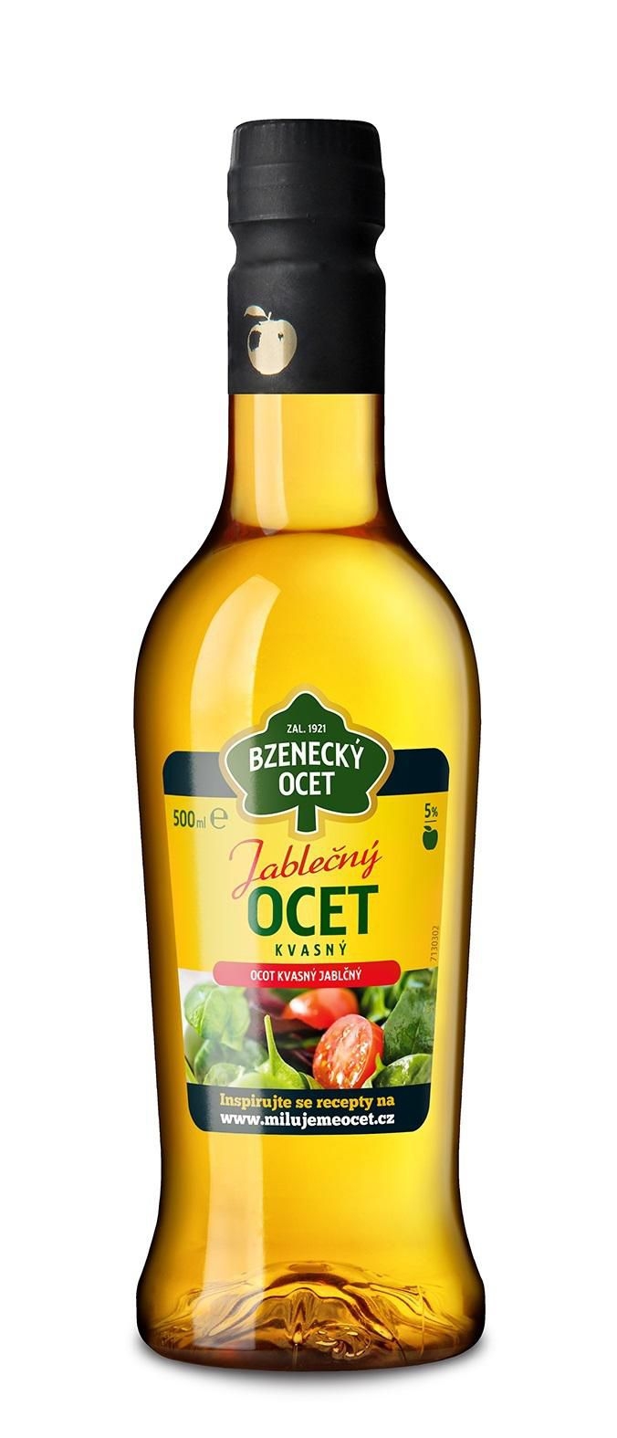 Trvanlivé potraviny - Bzenecký ocet Kvasný jablečný 5% 500 ml