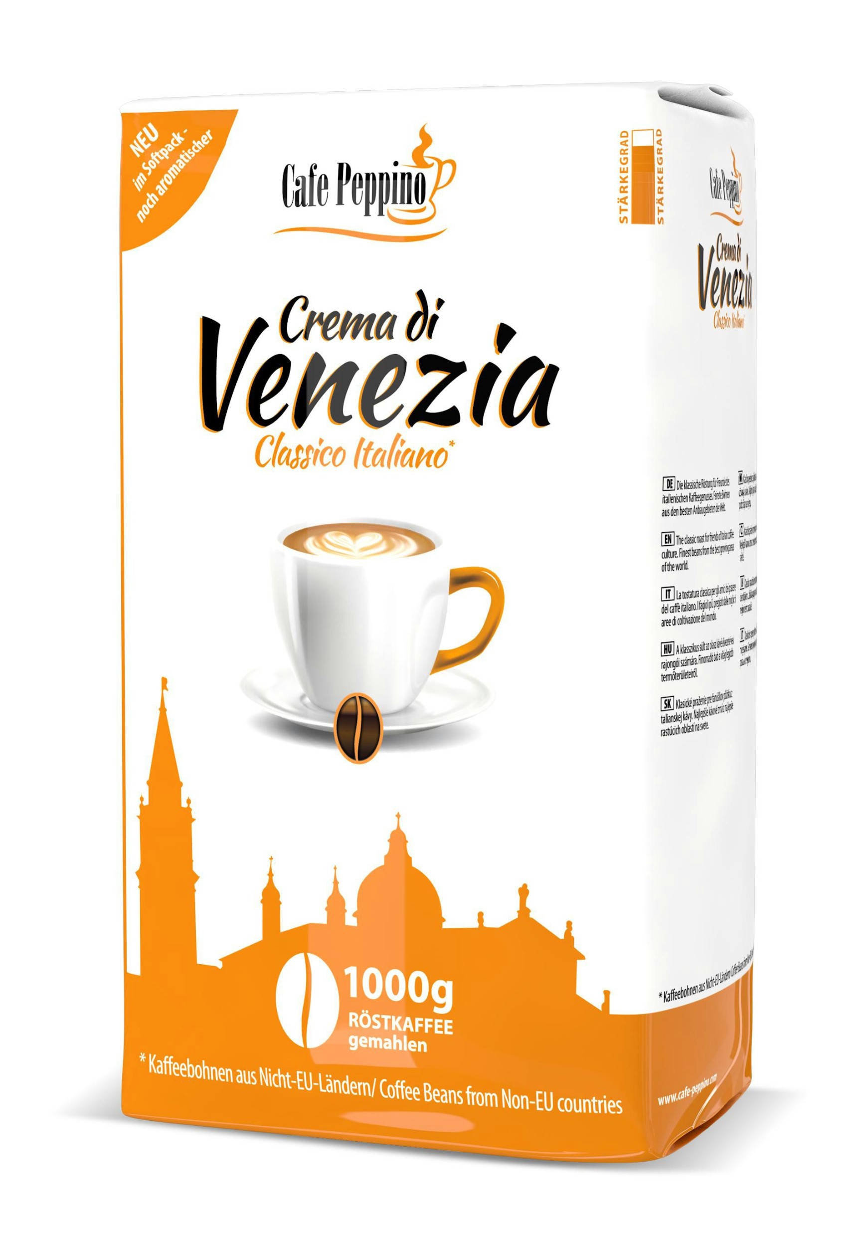 Nápoje - Cafe Peppino Venezia mletá káva 1kg